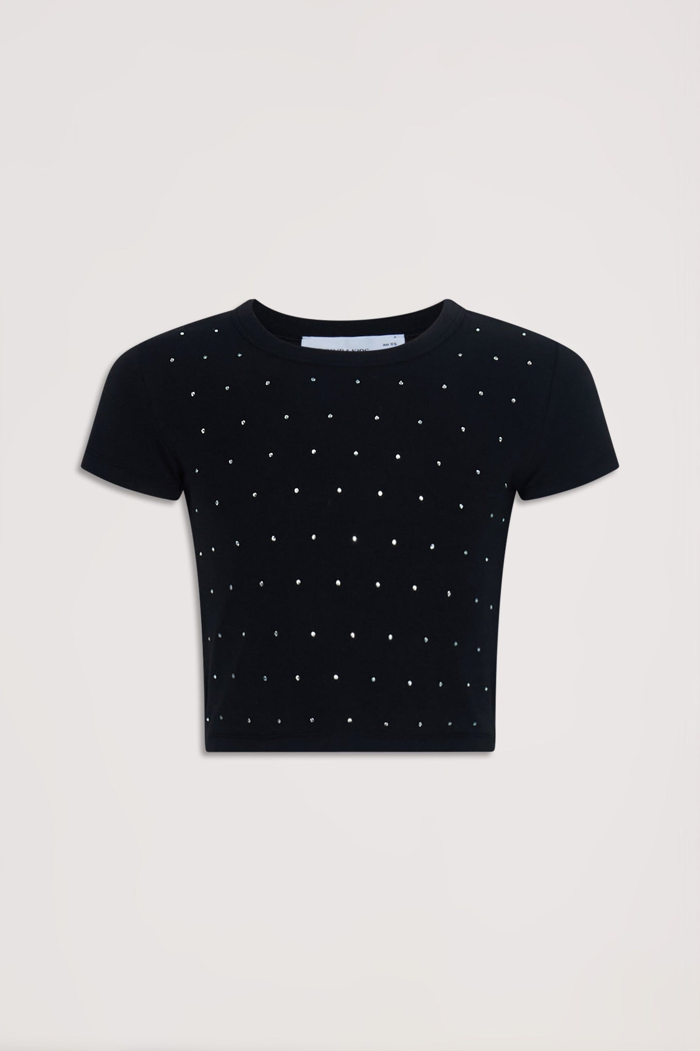 Girls Haylee Crystal Crop Tee
