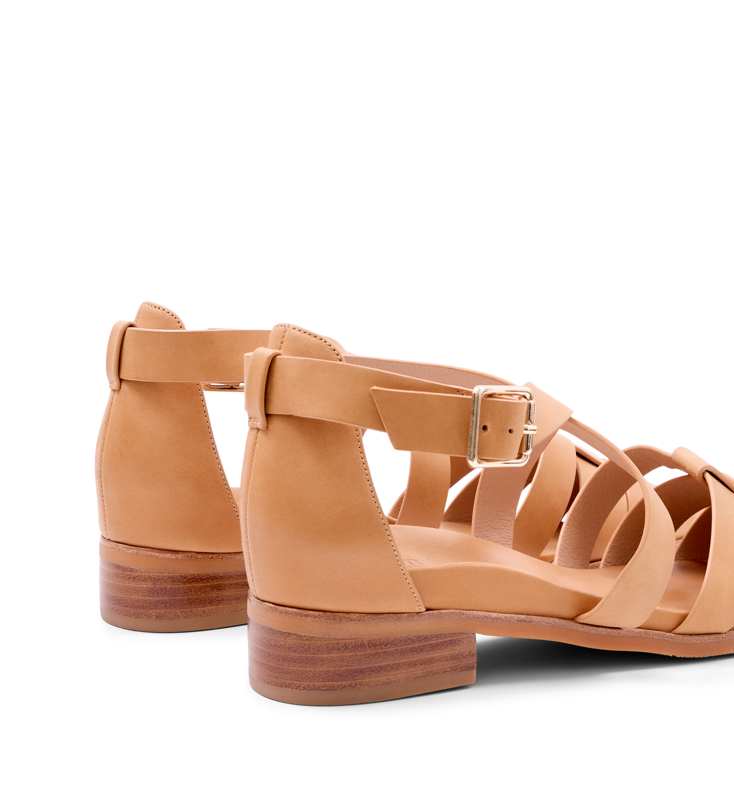 Pardusco Tan Leather Flats