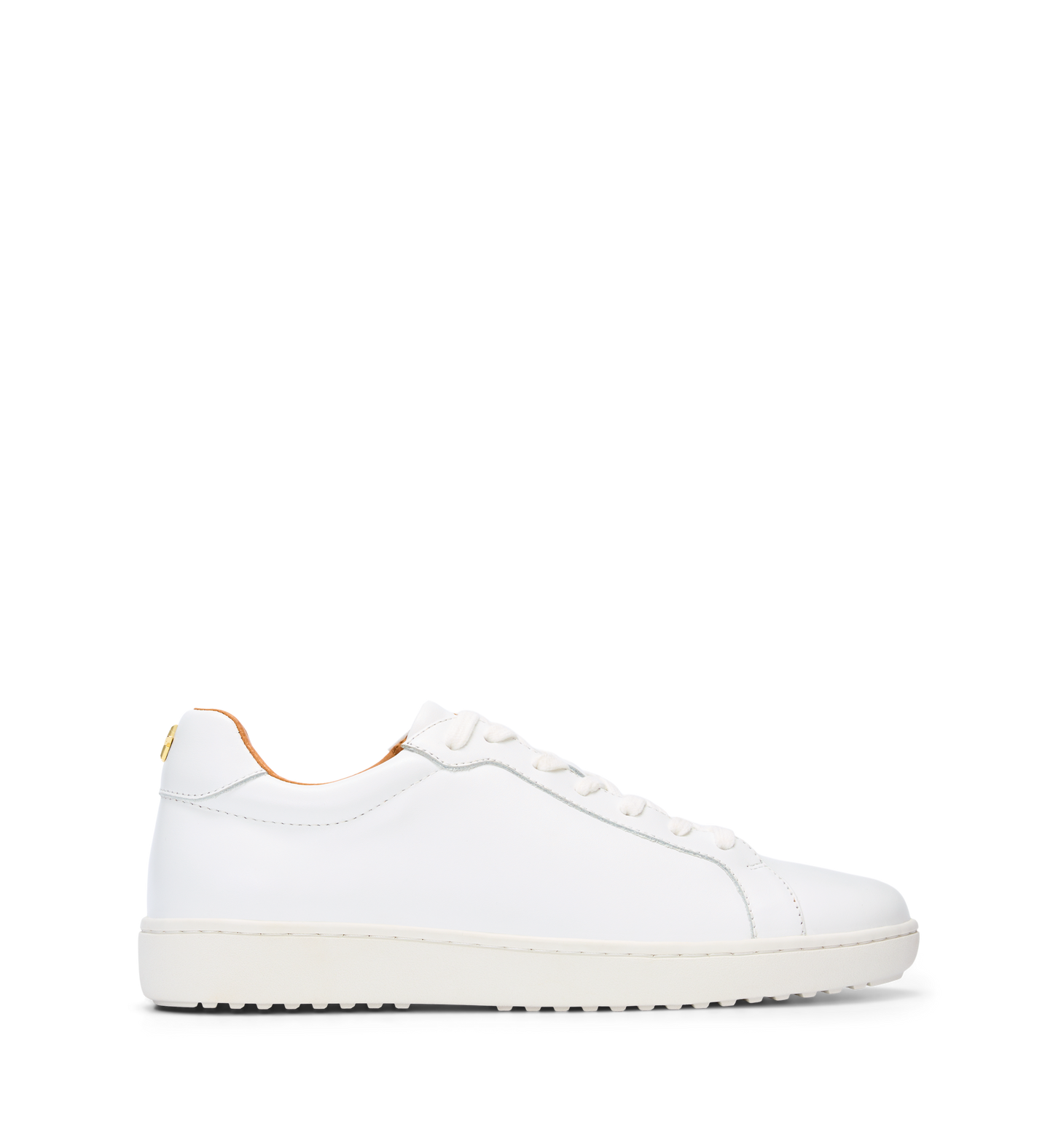 Sialia White Leather Sneakers
