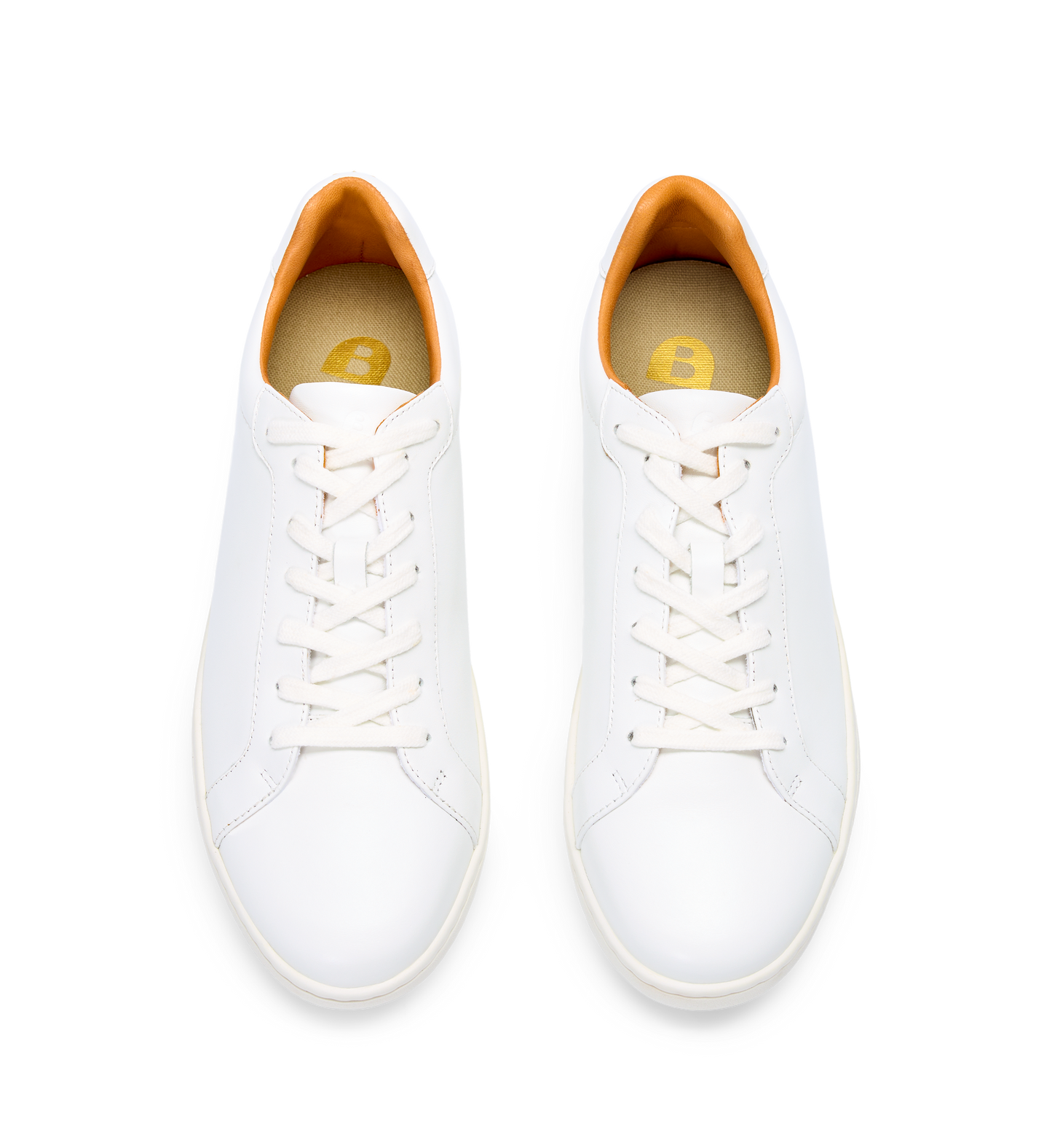 Sialia White Leather Sneakers