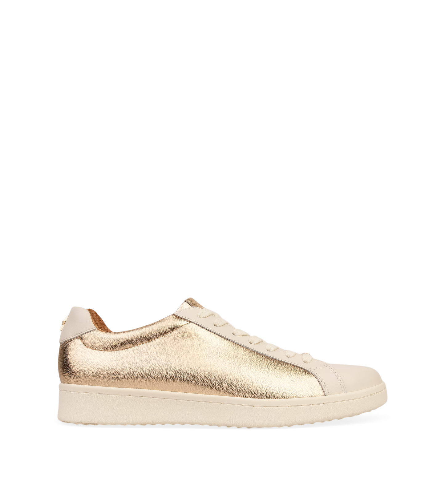 Whimbrel Gold Leather Sneakers