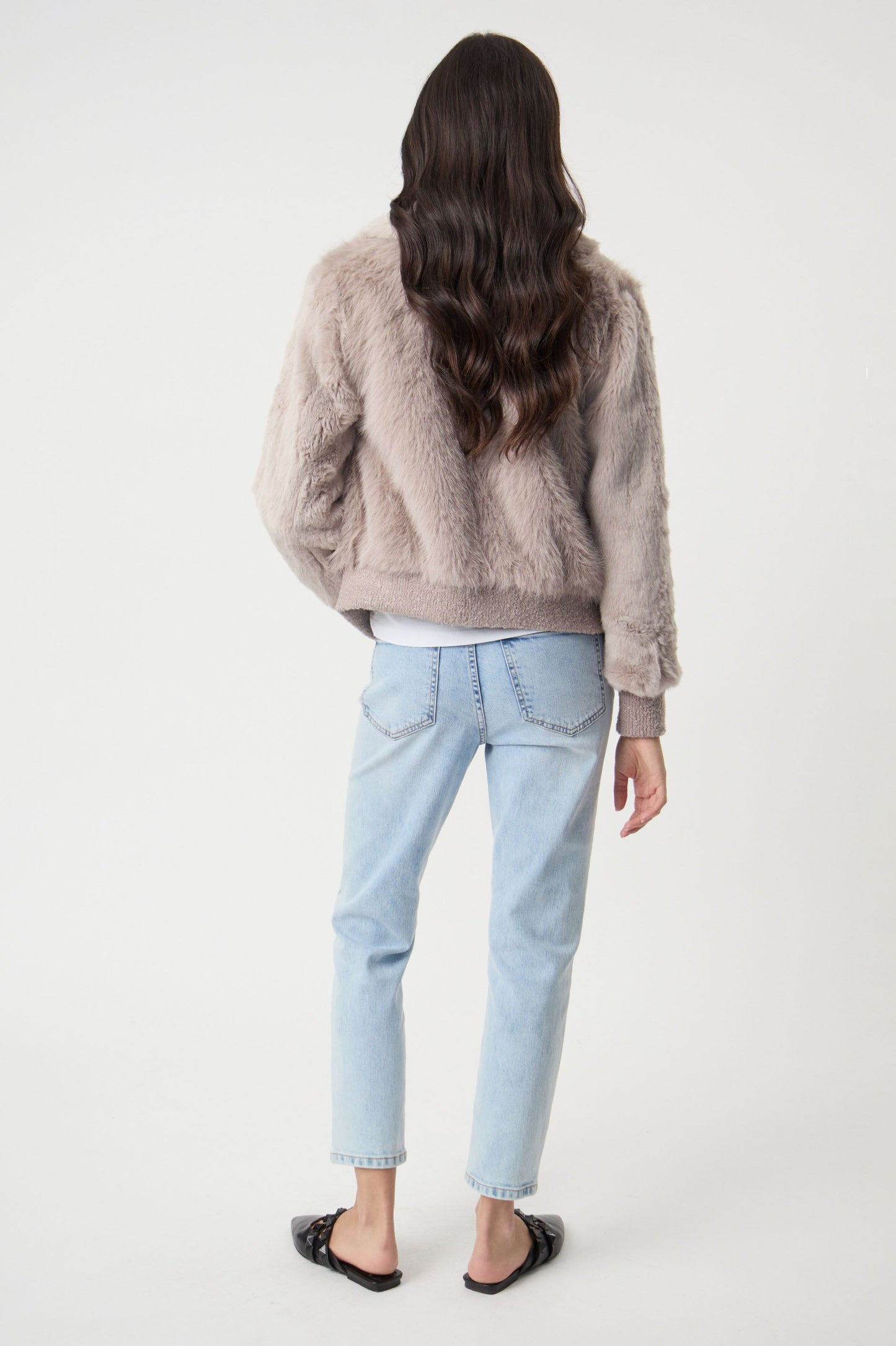 Alaska Faux Fur Bomber Jacket