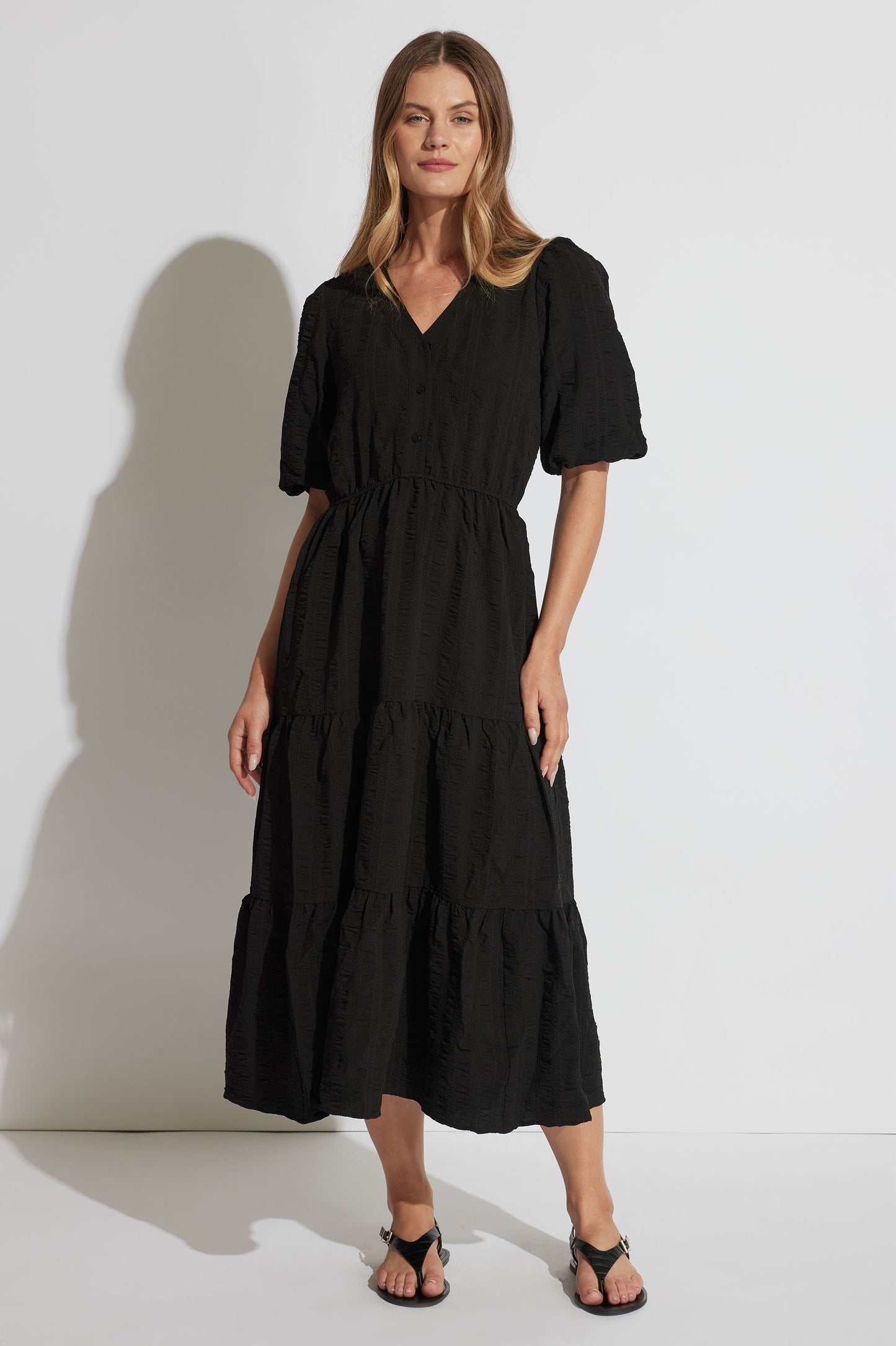 Lana Tiered Midi Dress