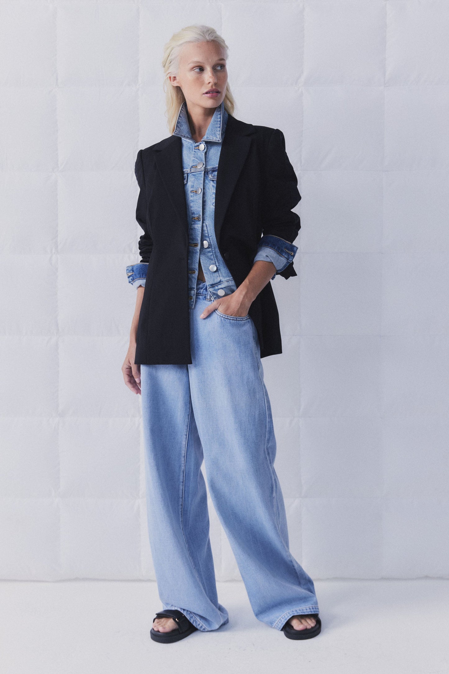 D-Luxe Logo Ponte Blazer