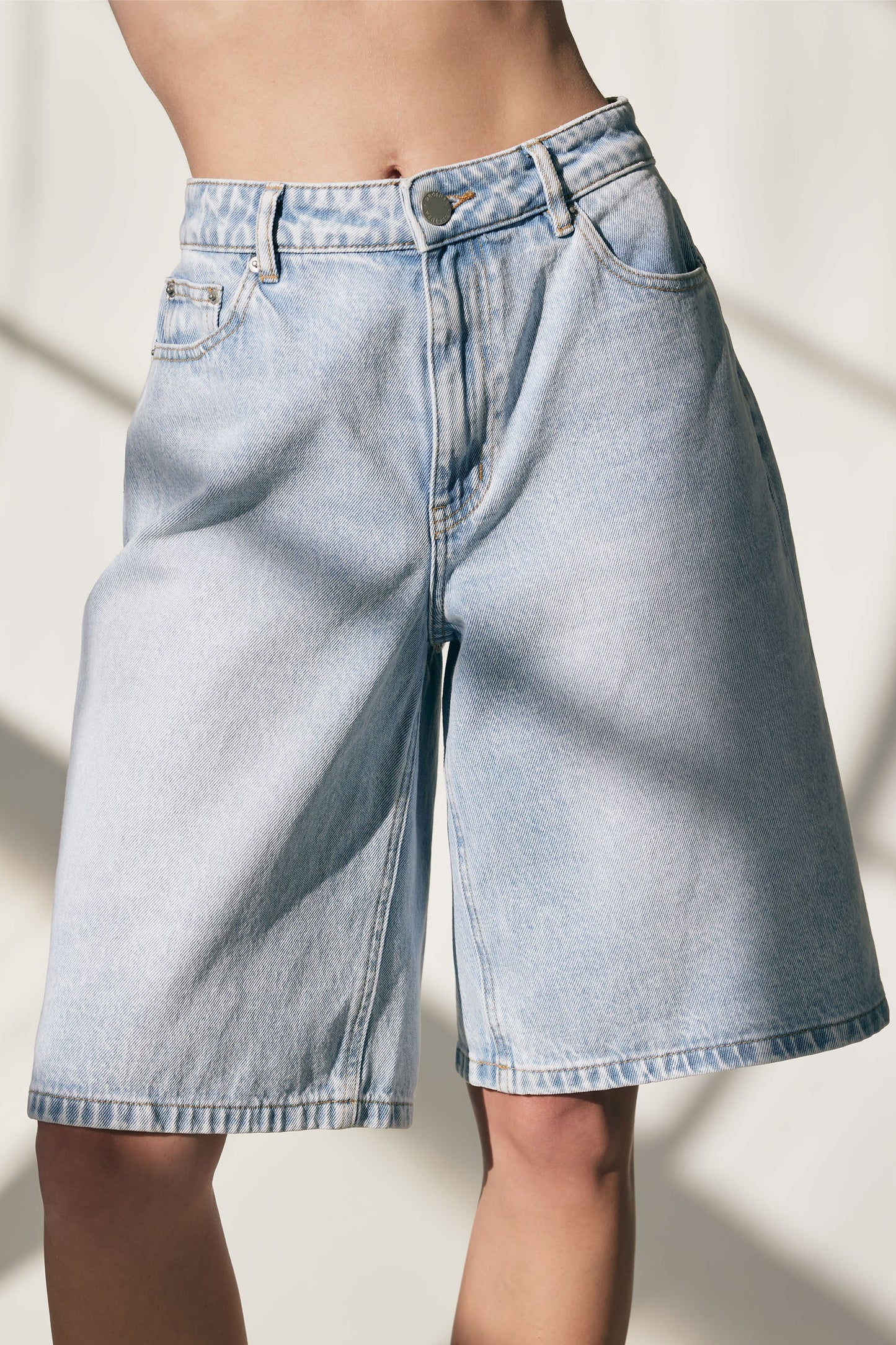 Cleo Longline Denim Short