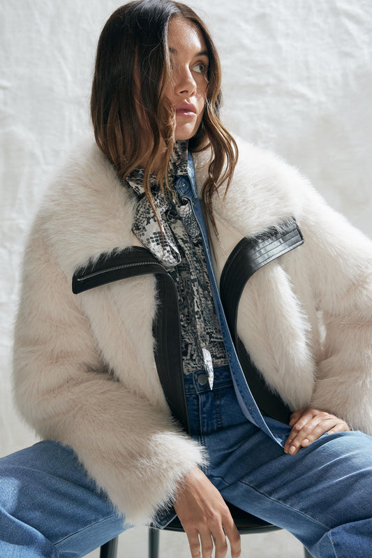 Avery Faux Fur Aviator