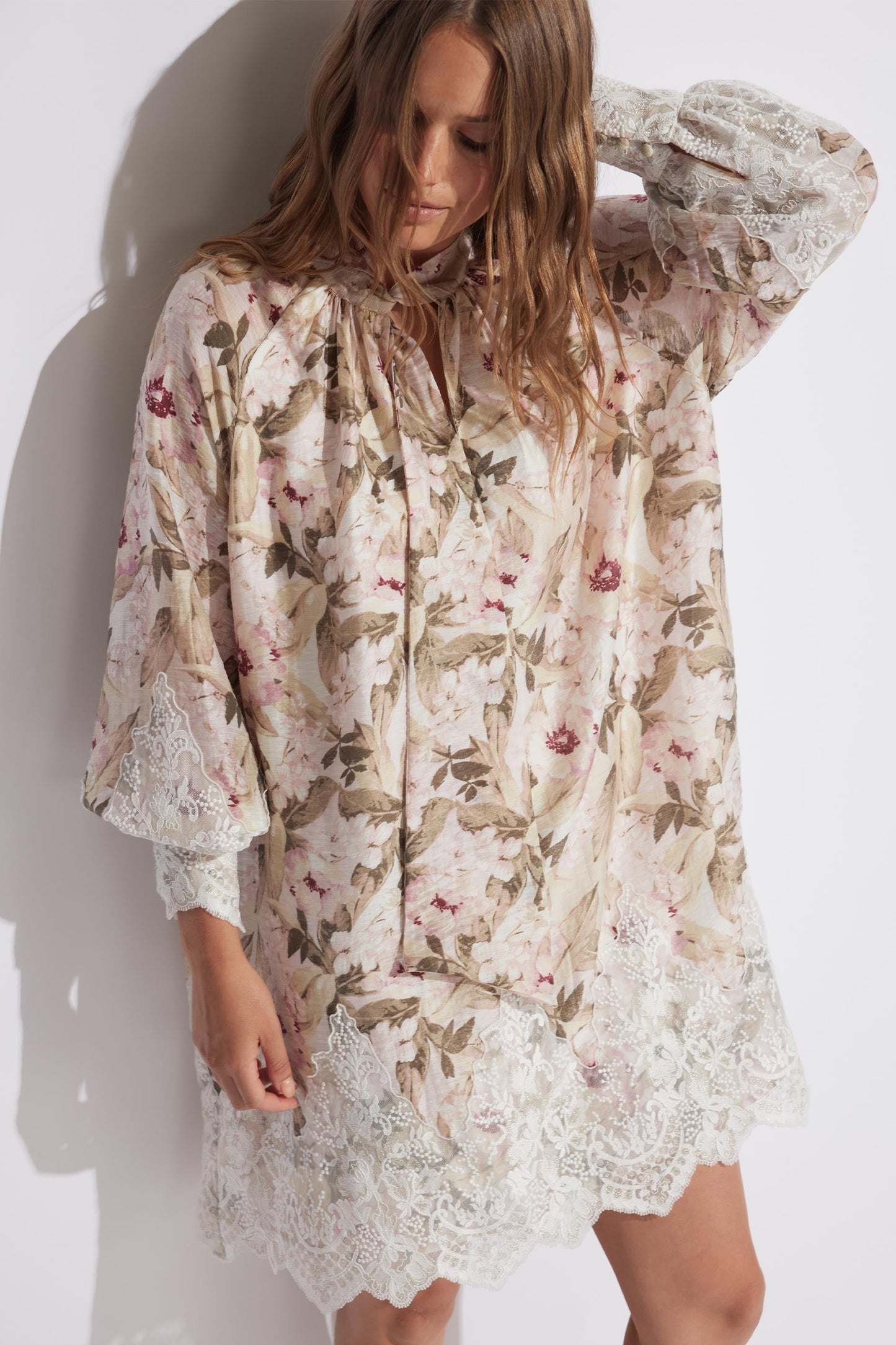 Hilary Lace Mini Dress