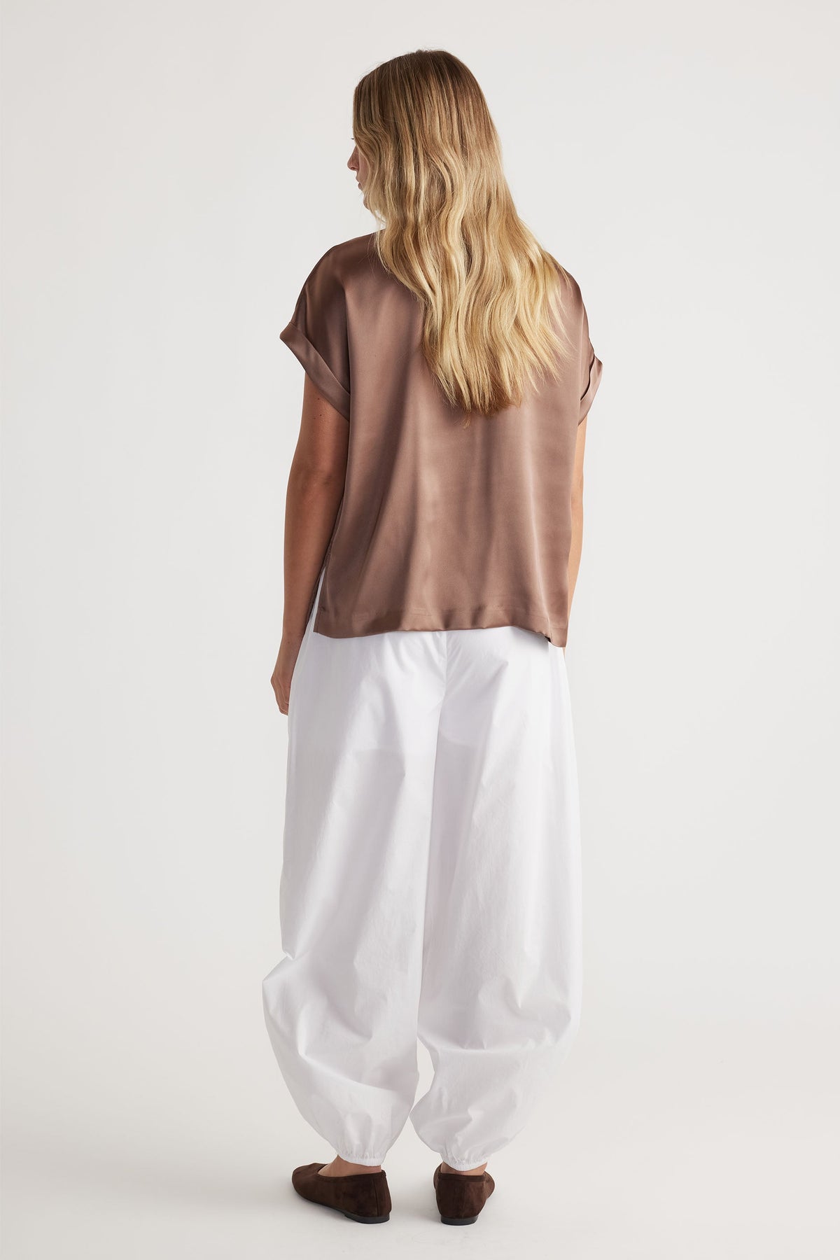 AnnMaree Satin Tee
