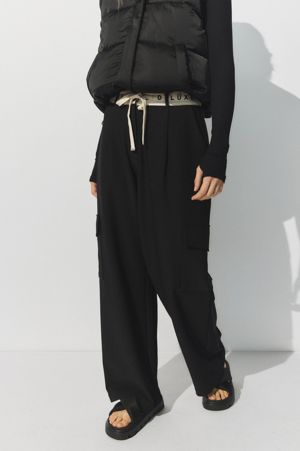 D-Luxe Logo Waistband Pant