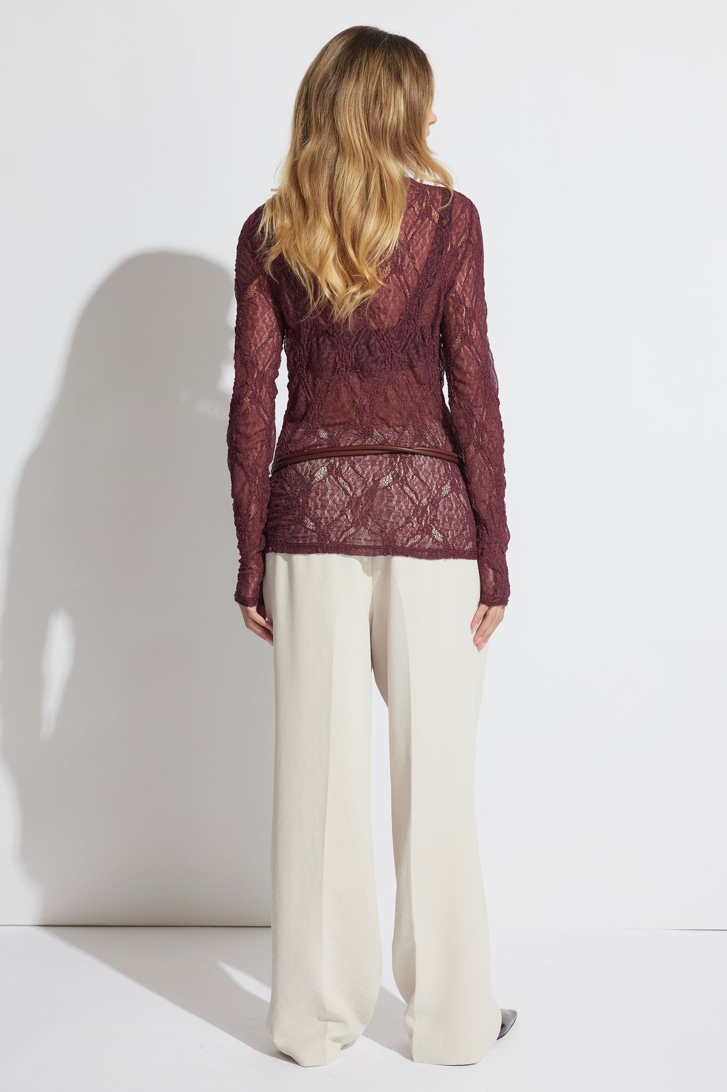 Ellie Lace Long Sleeve Top