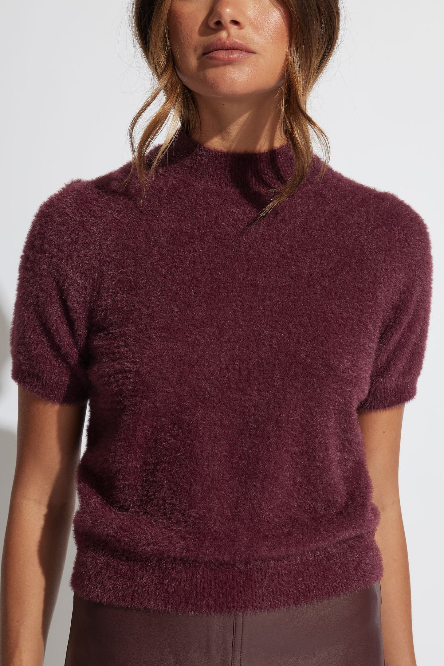 Lulu Fluffy Knit Tee