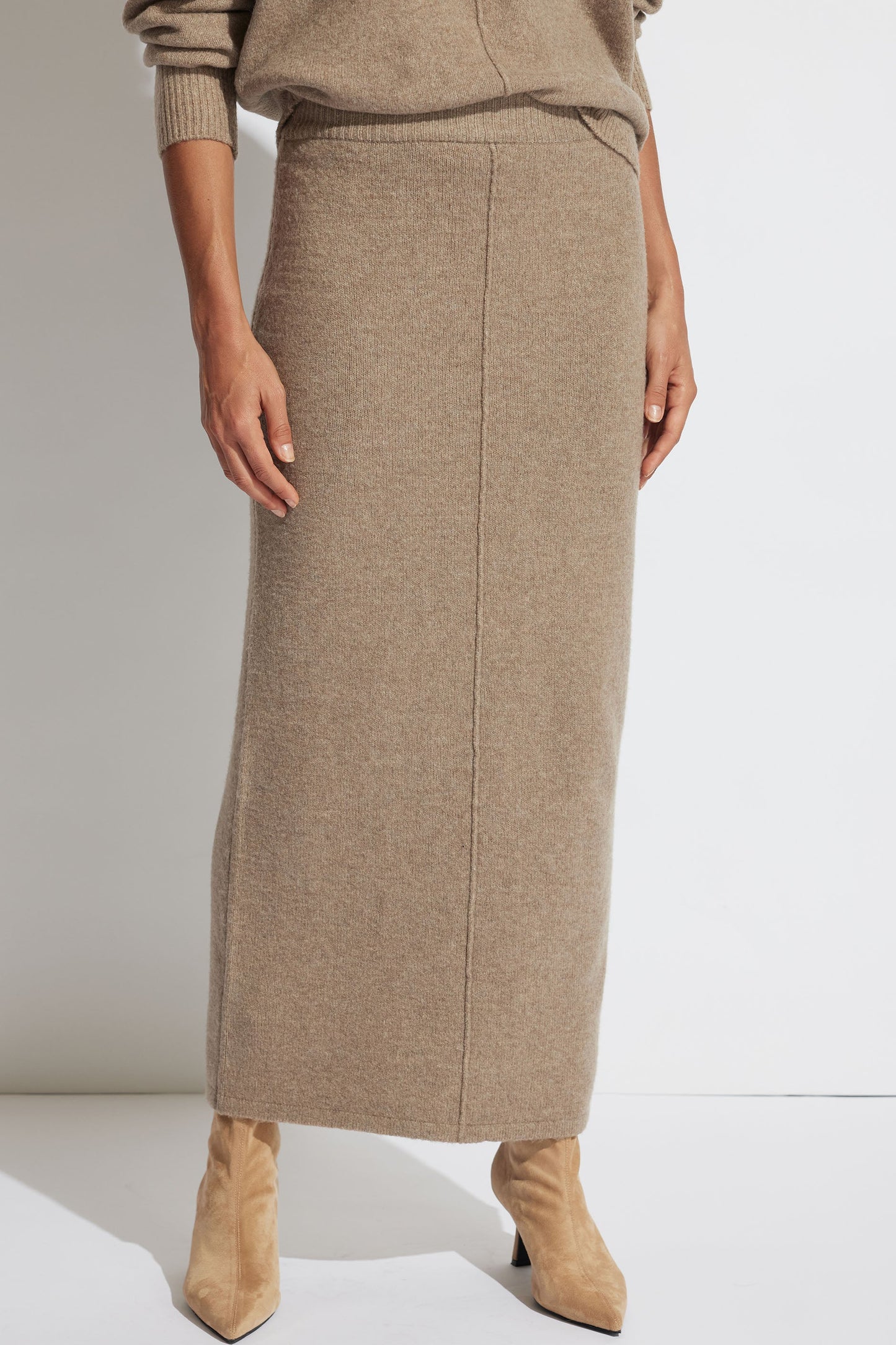 Della Soft Knit Midi Skirt