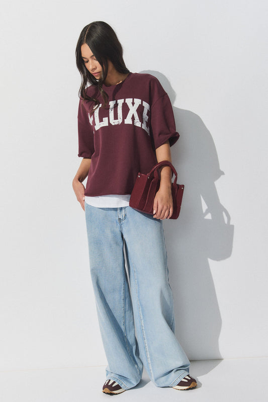 D-Luxe Oversized Logo Tee