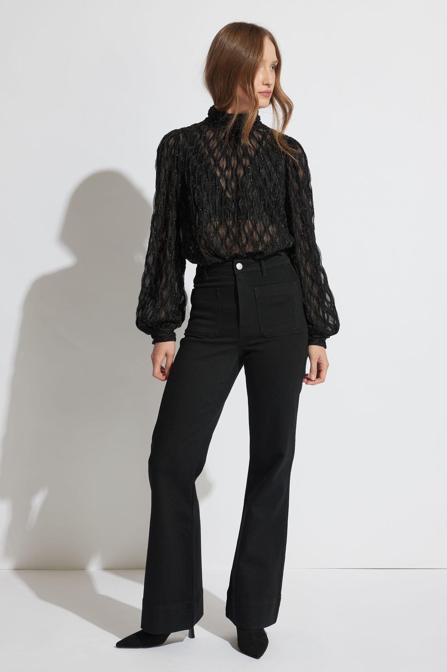 Tori High Rise Flare Jeans