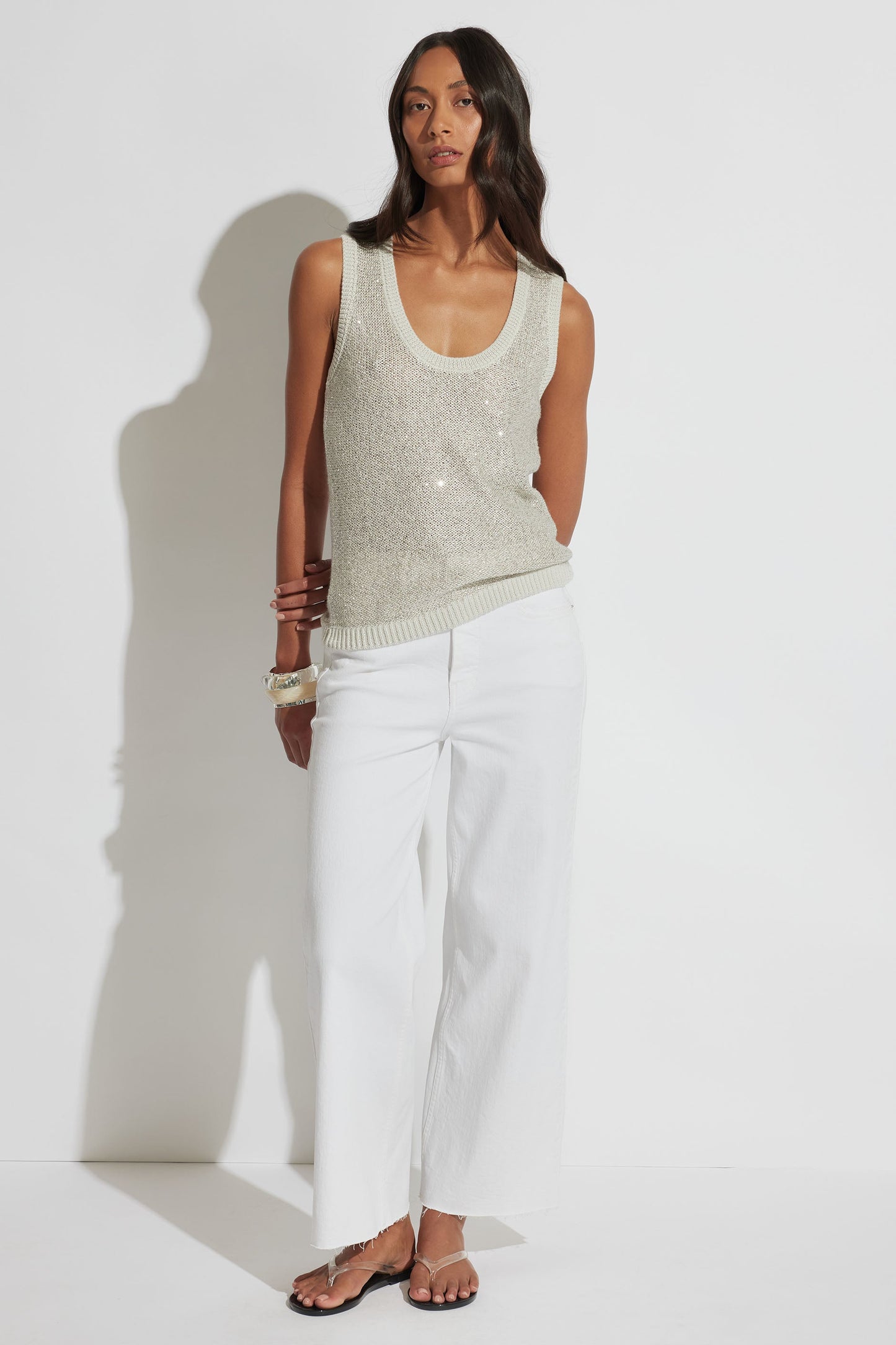 Tilly Sequin Knit Tank