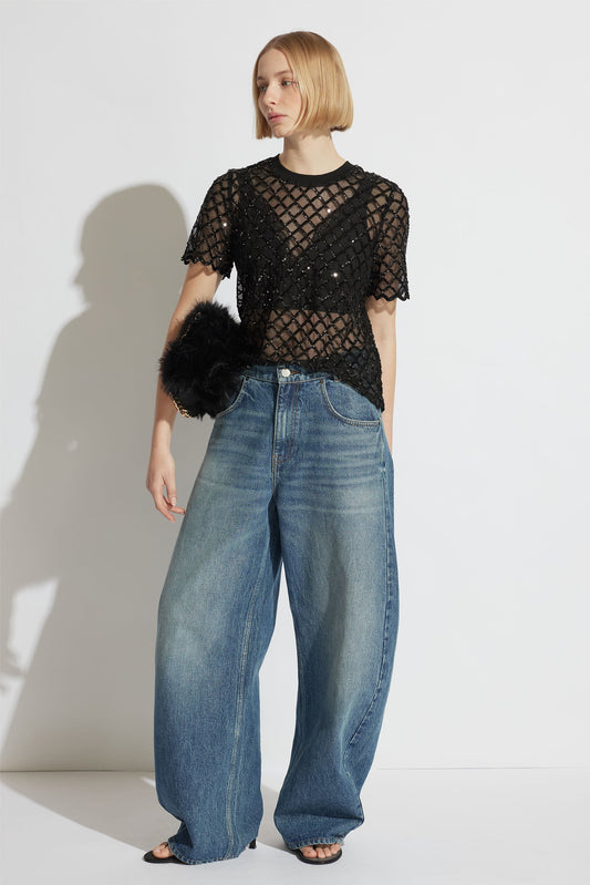 Evelyn Sequin Tee