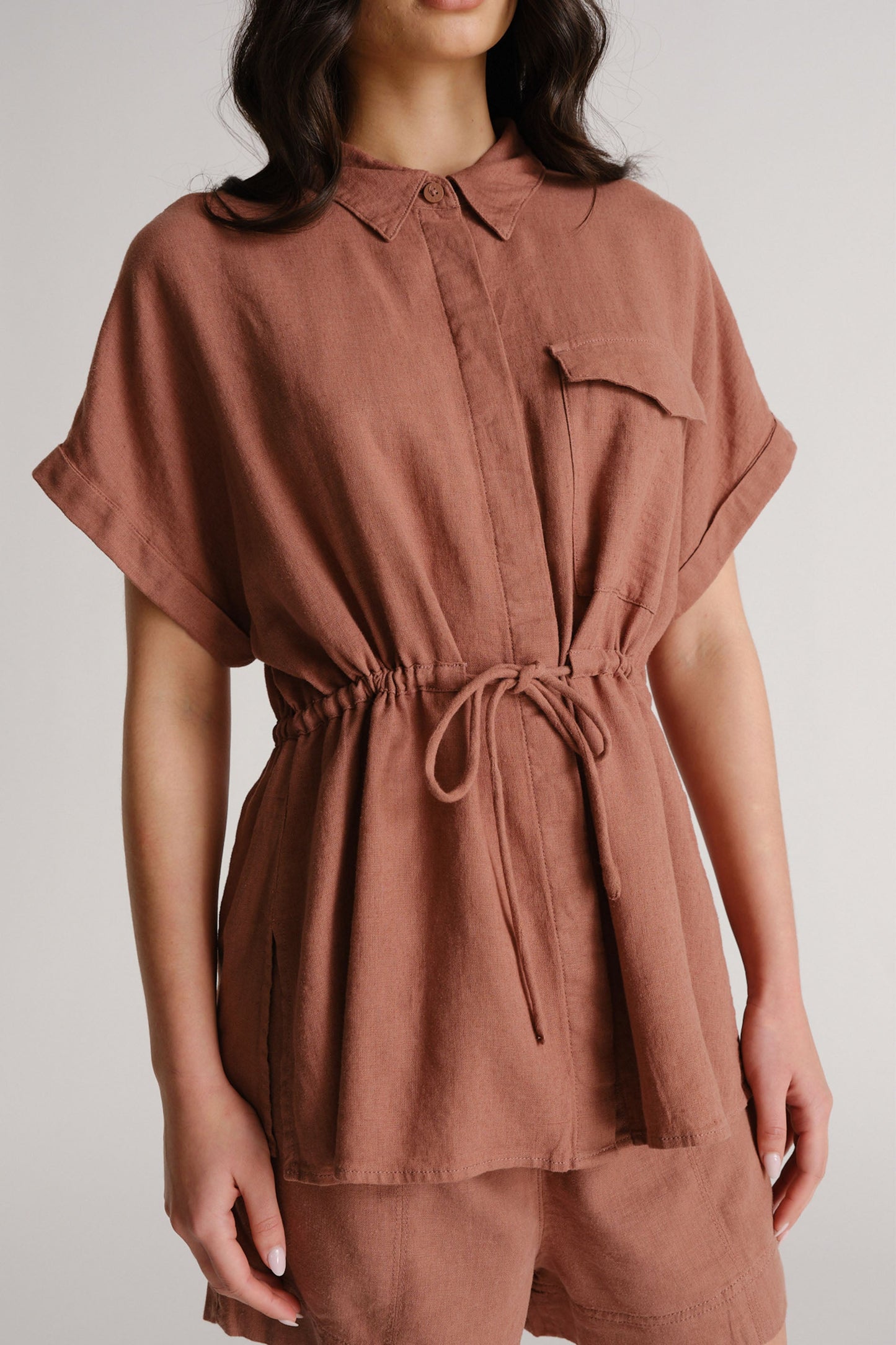 D-Luxe Linen Blend SS Shirt