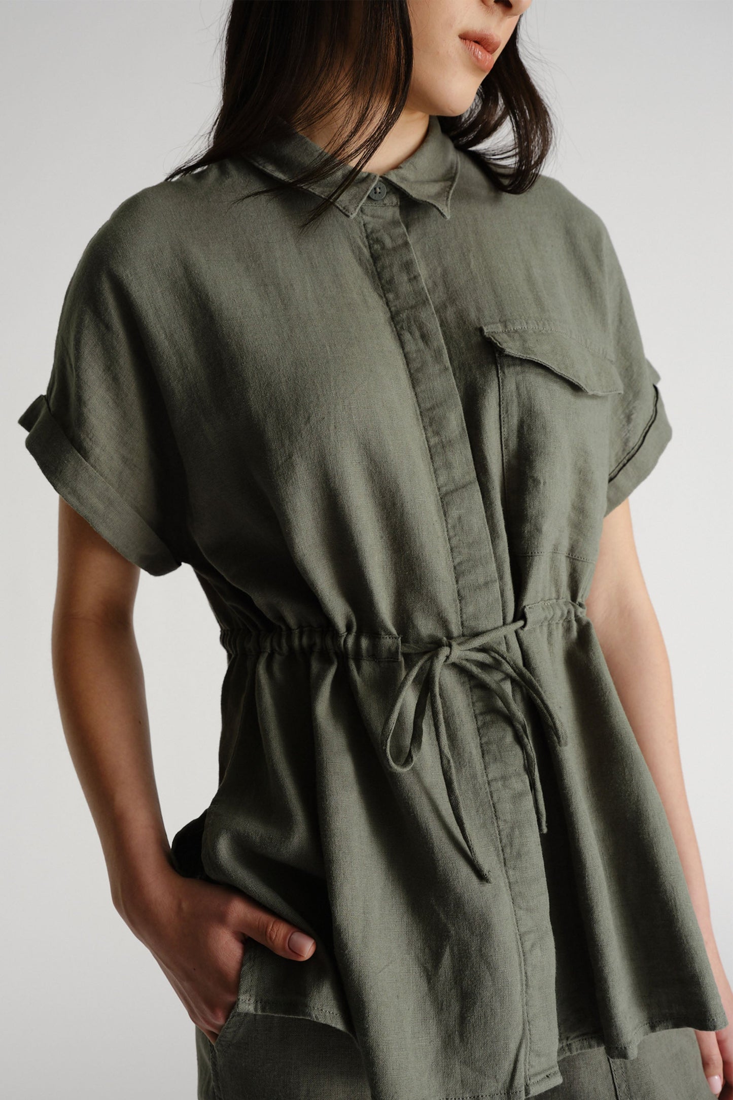 D-Luxe Linen Blend SS Shirt