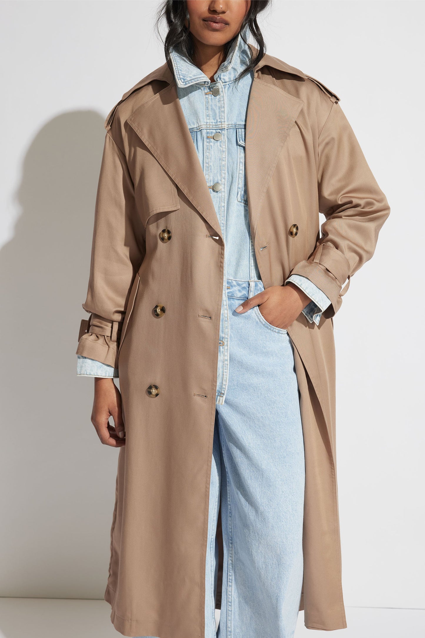 Andrea Soft Trench Coat