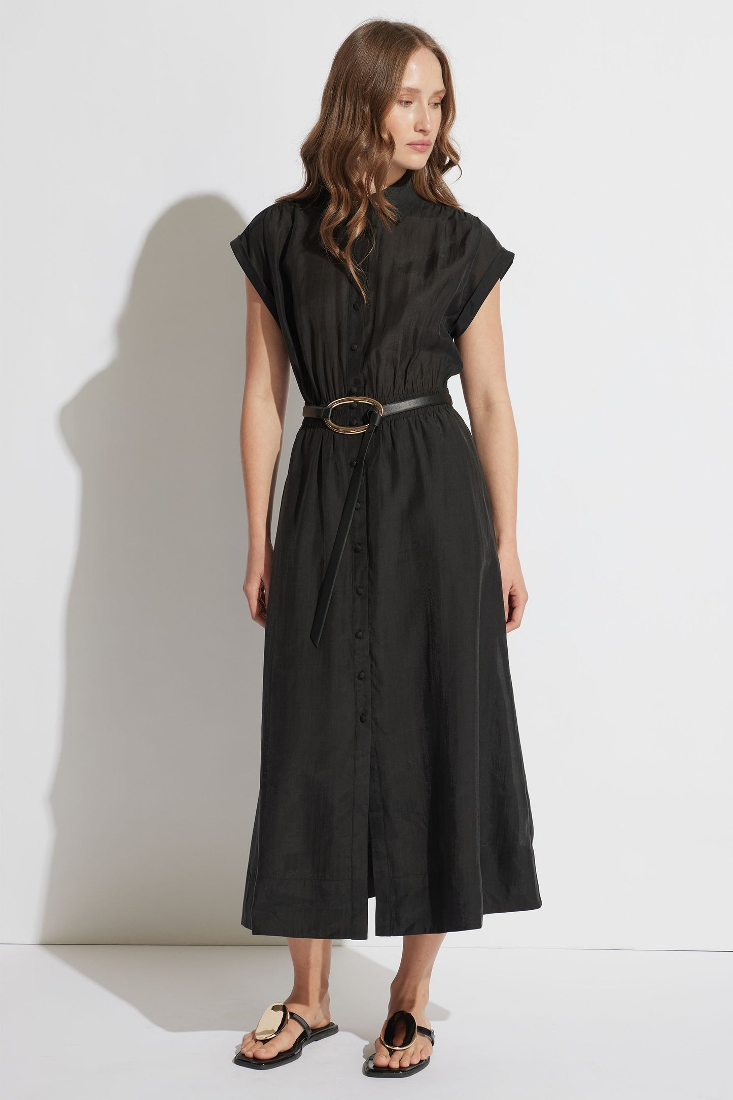 Sara Midi Shirt Dress