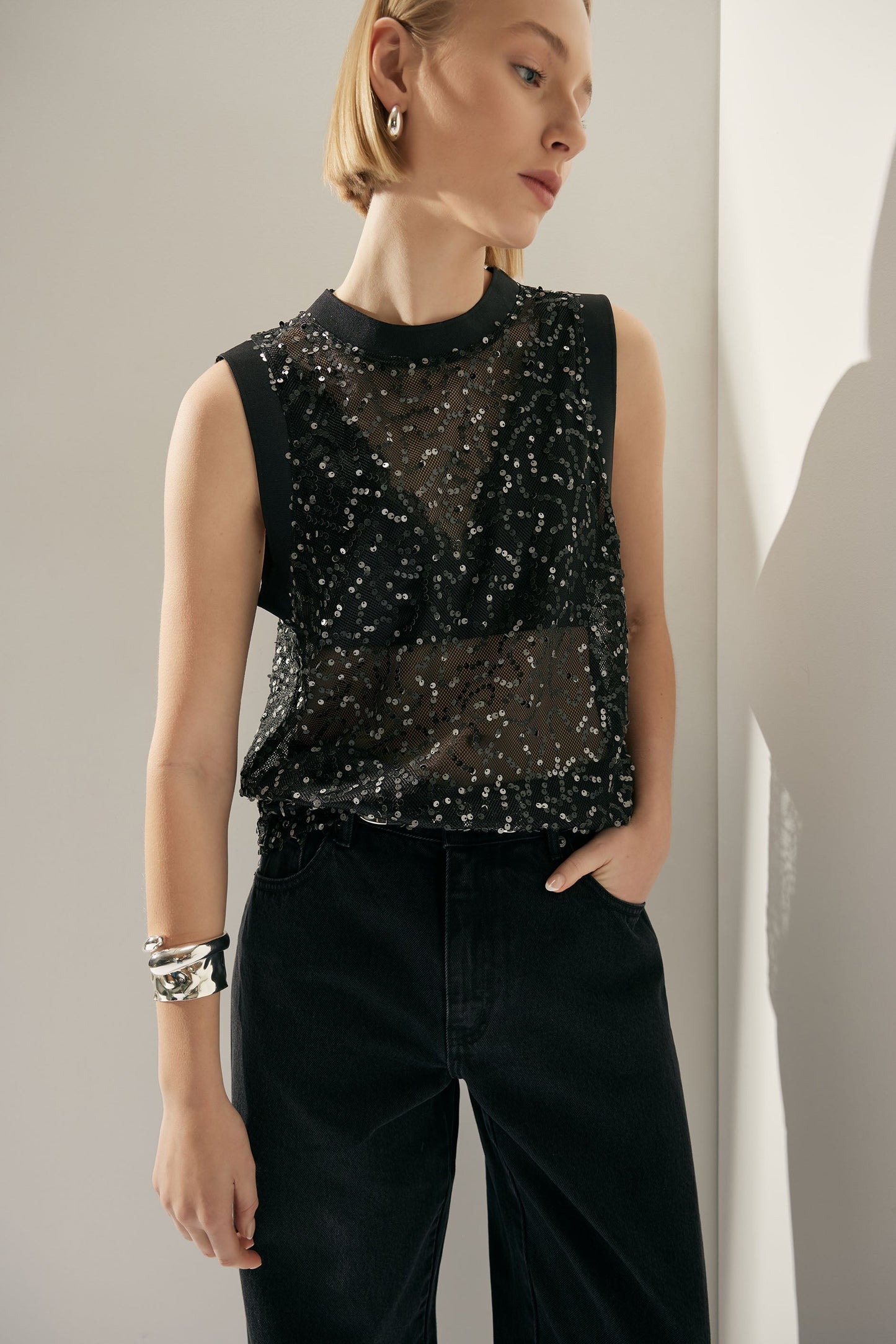 Camille Sequin Tank