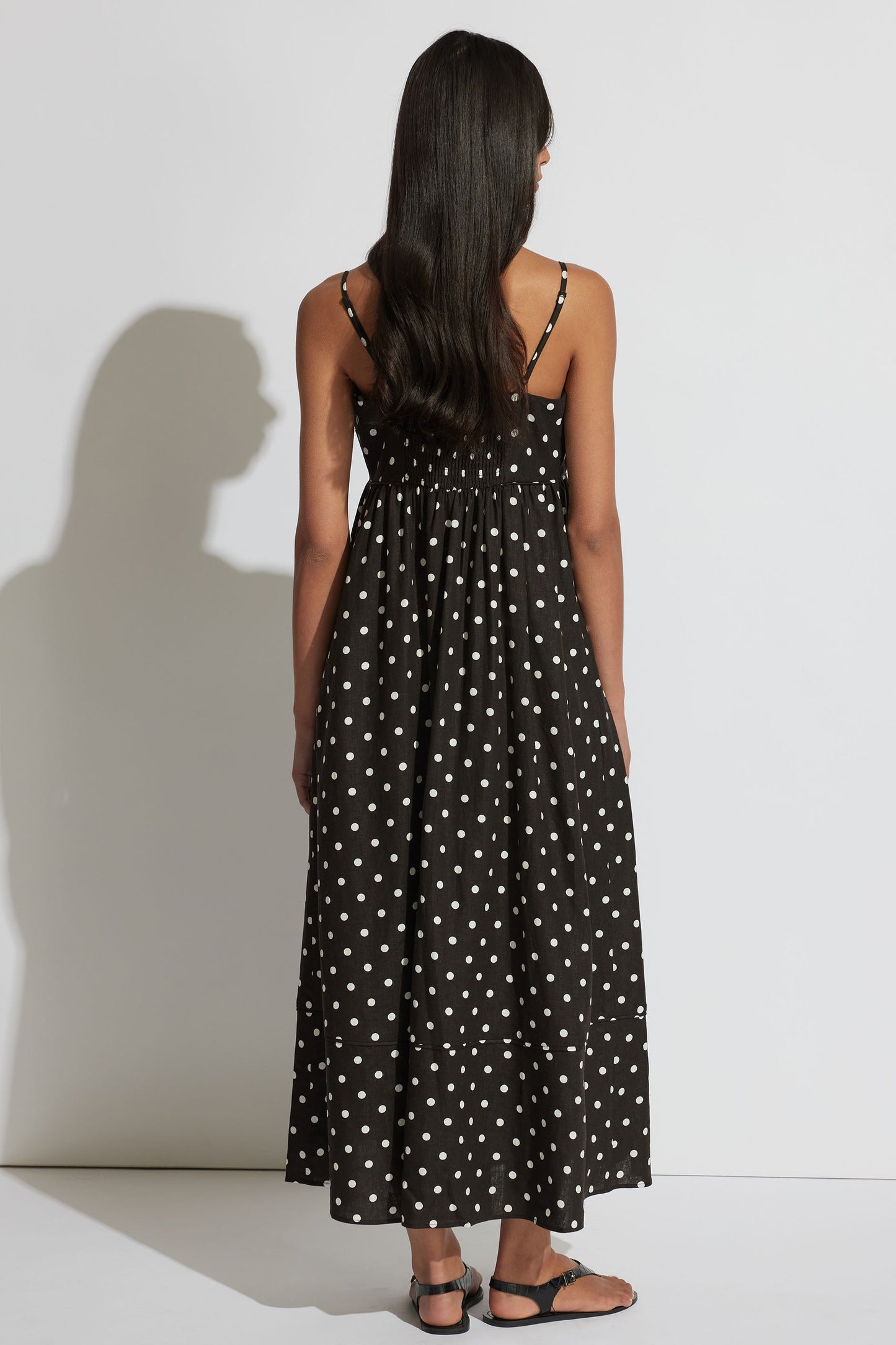 Allie Linen Blend Maxi Dress