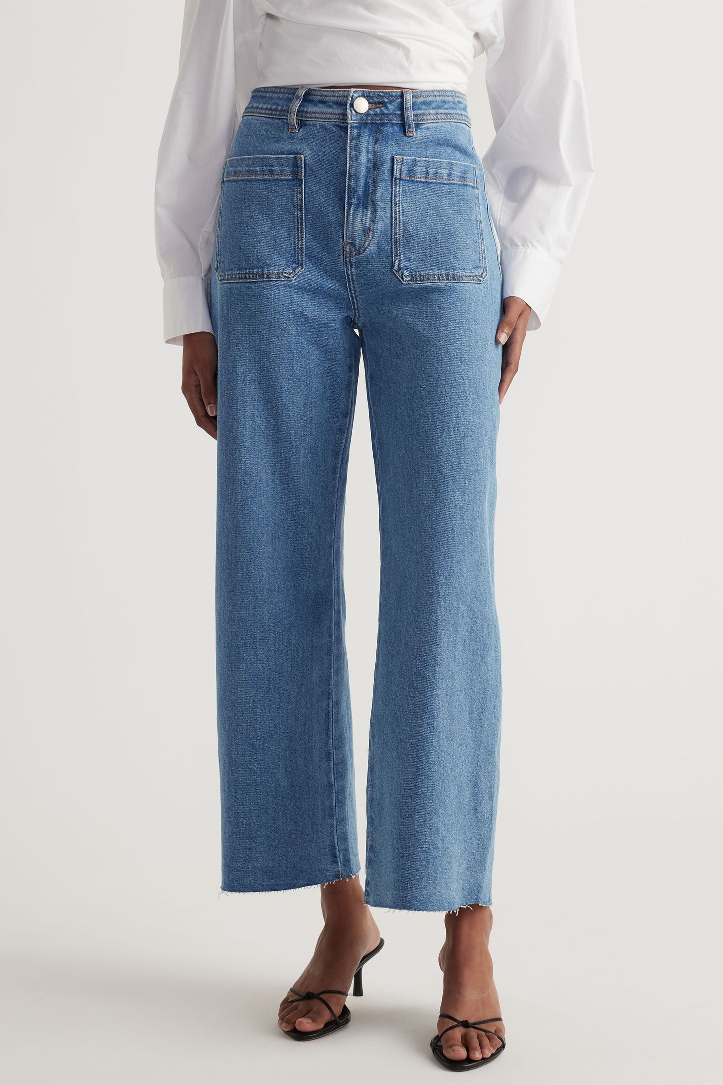 Darcy Cropped Wide Leg Jean