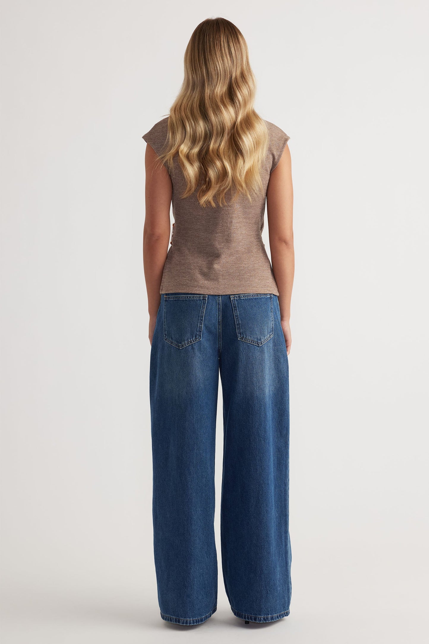 Carla Metal Detail Wrap Top