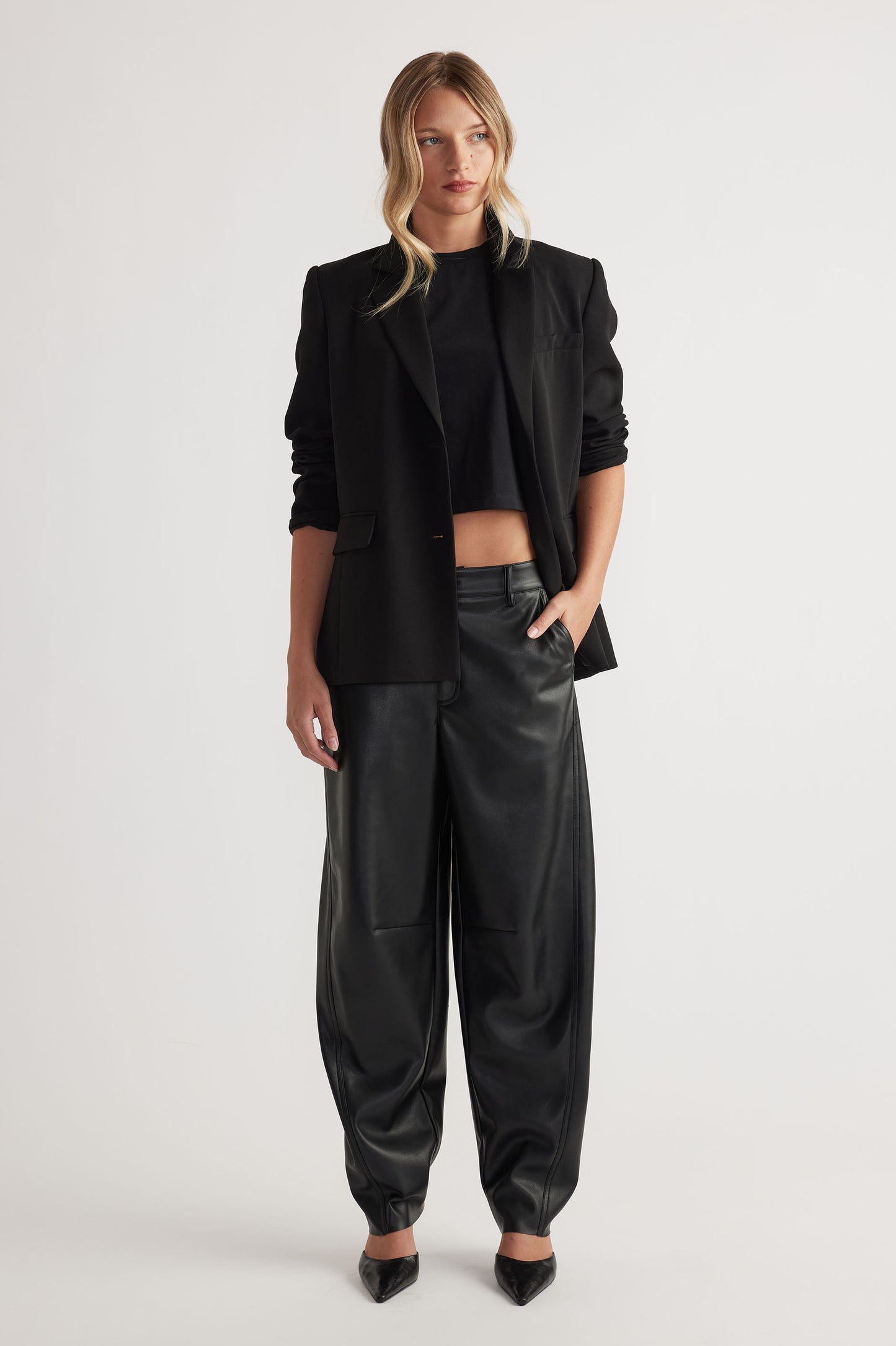 Natalie Faux Leather Pants