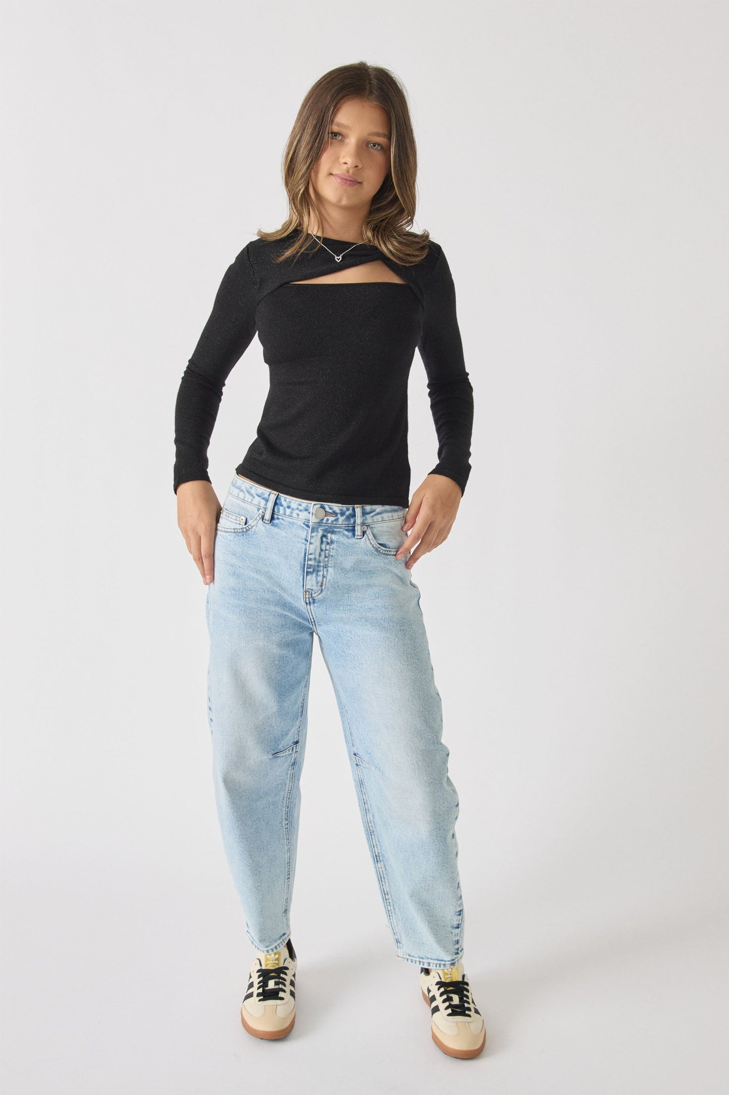 Girls Skylar Knit Top