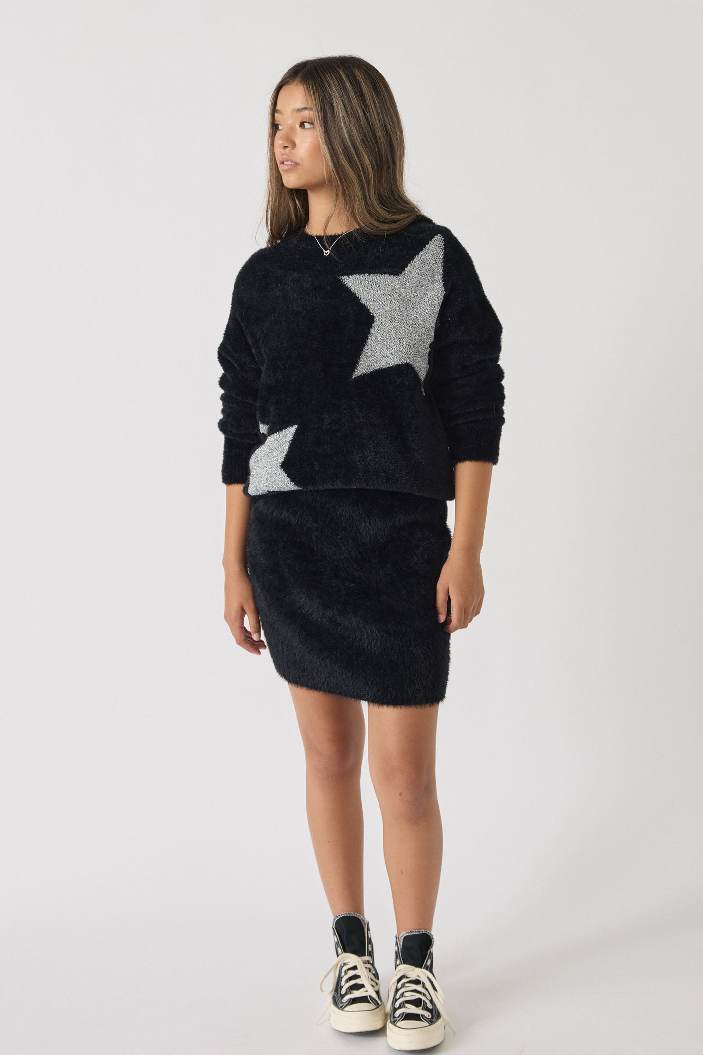 Girls Nelly Star Jumper