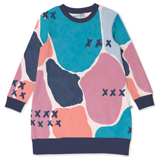 Watercolour Furry Dress