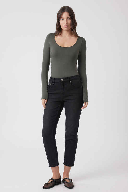 Seamless Scoop Neck Bodysuit