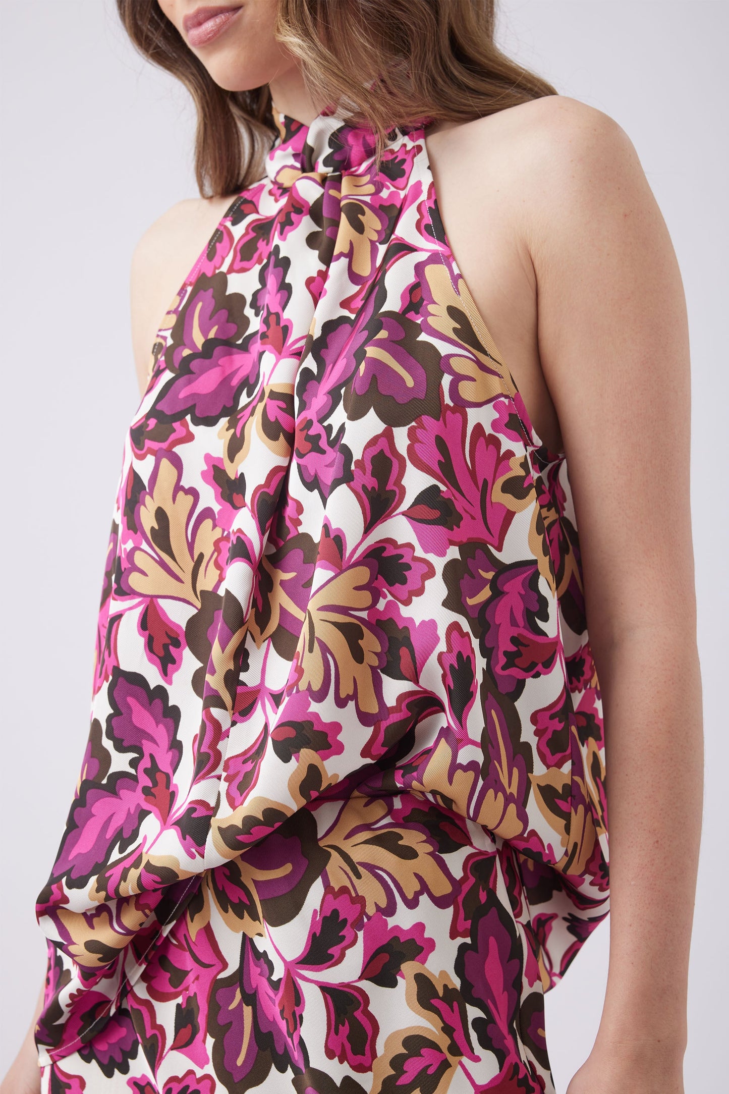 Thea Twist Printed Top