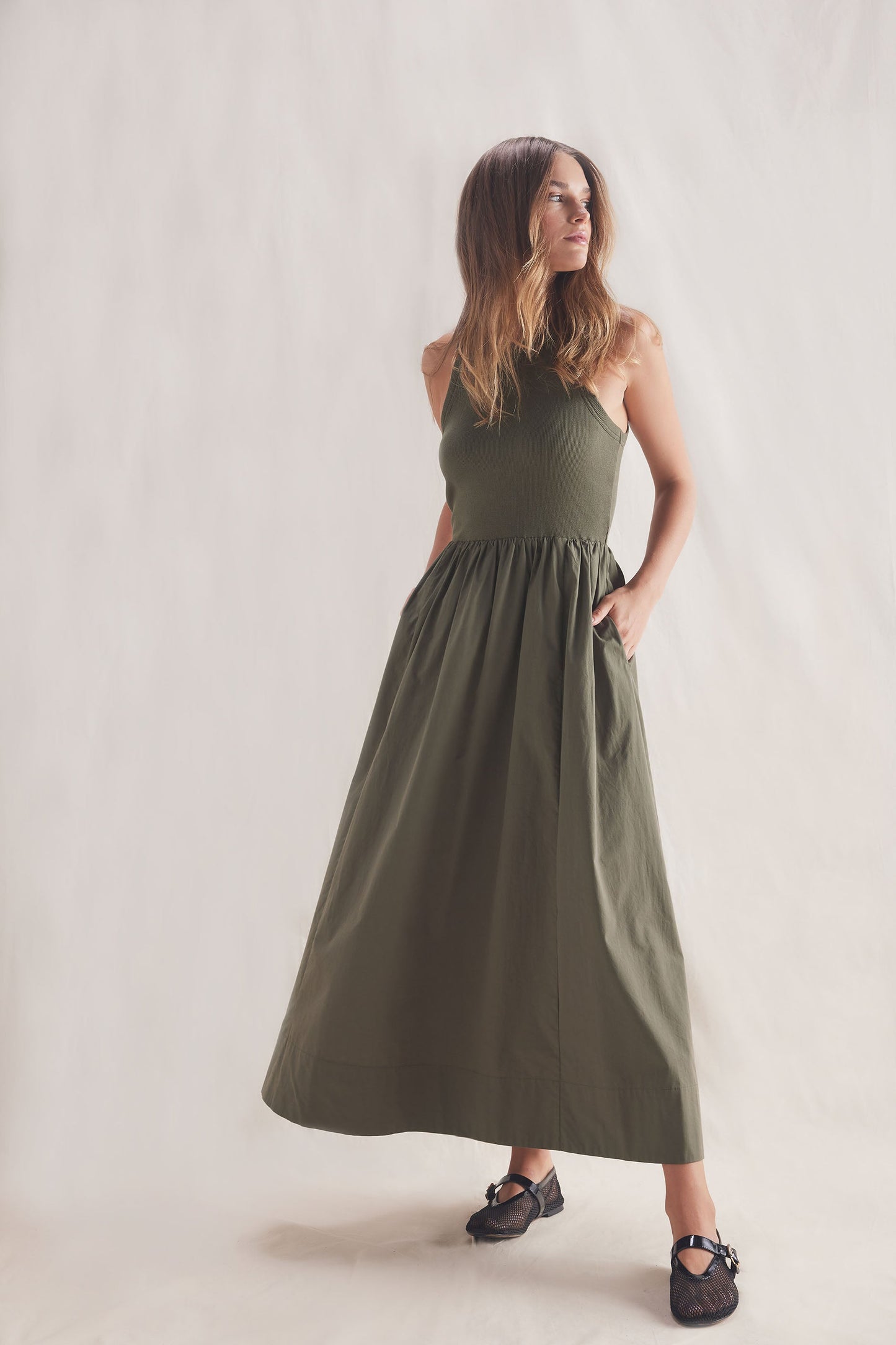 Anastasia Tank Midi Dress