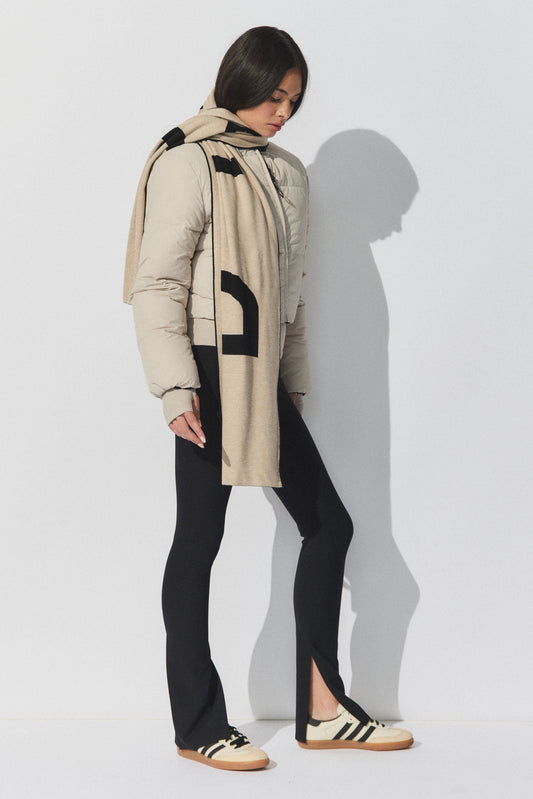 D-Luxe Rib Split Hem Legging