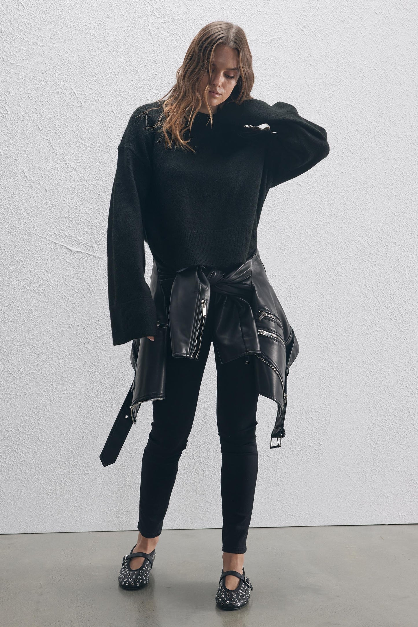 Avery Cropped Knit Jumper