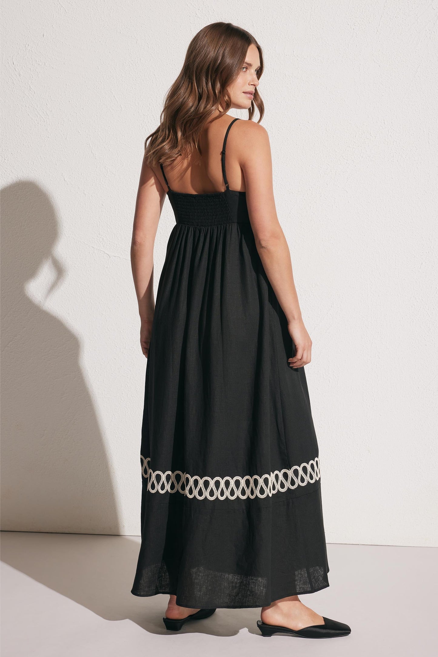 Leah Gathered Maxi Dress