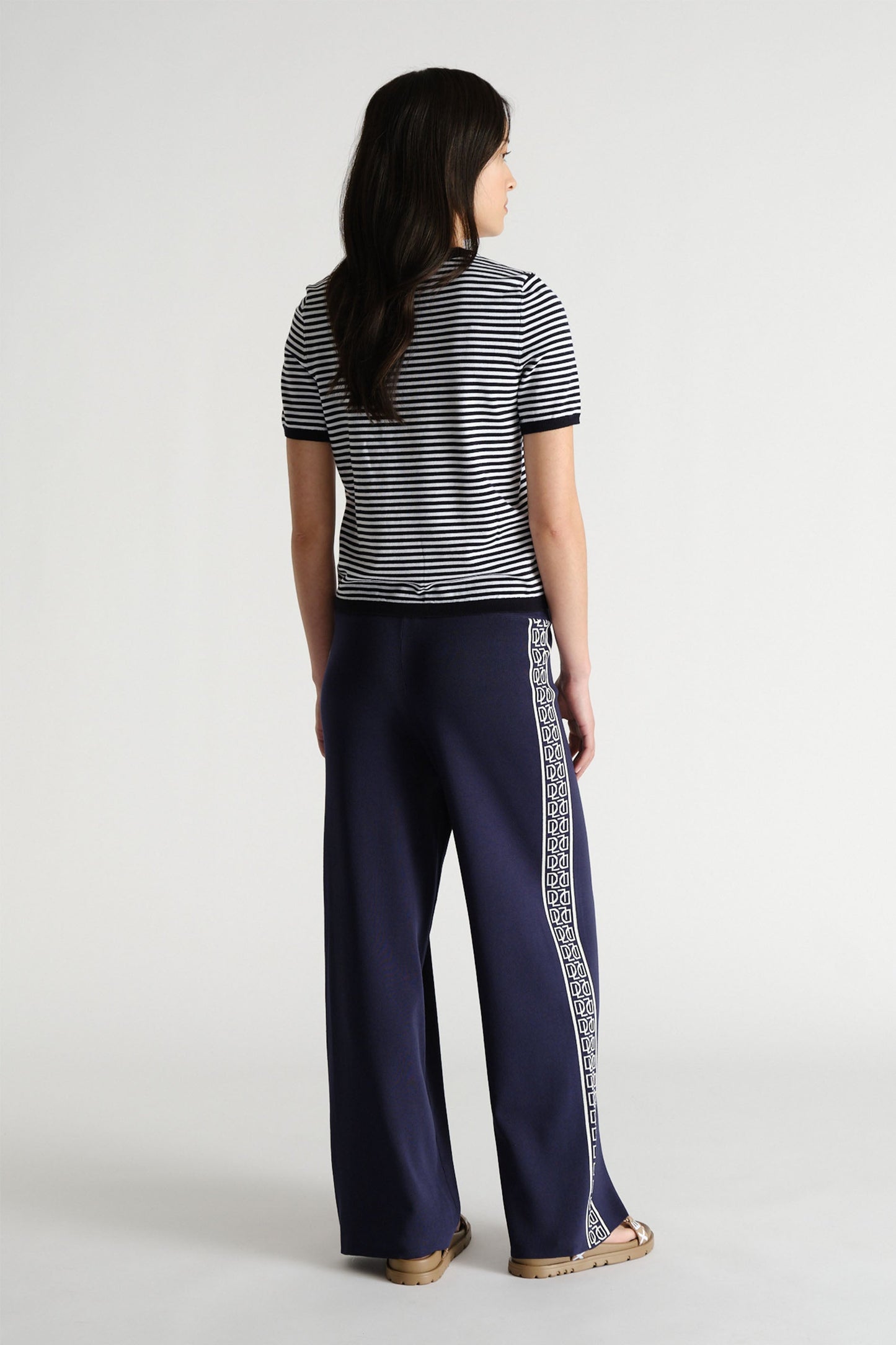 D-Luxe Stripe Knit Tee