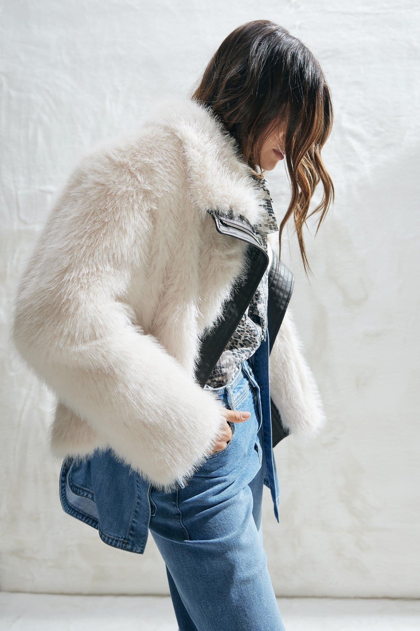 Avery Faux Fur Aviator