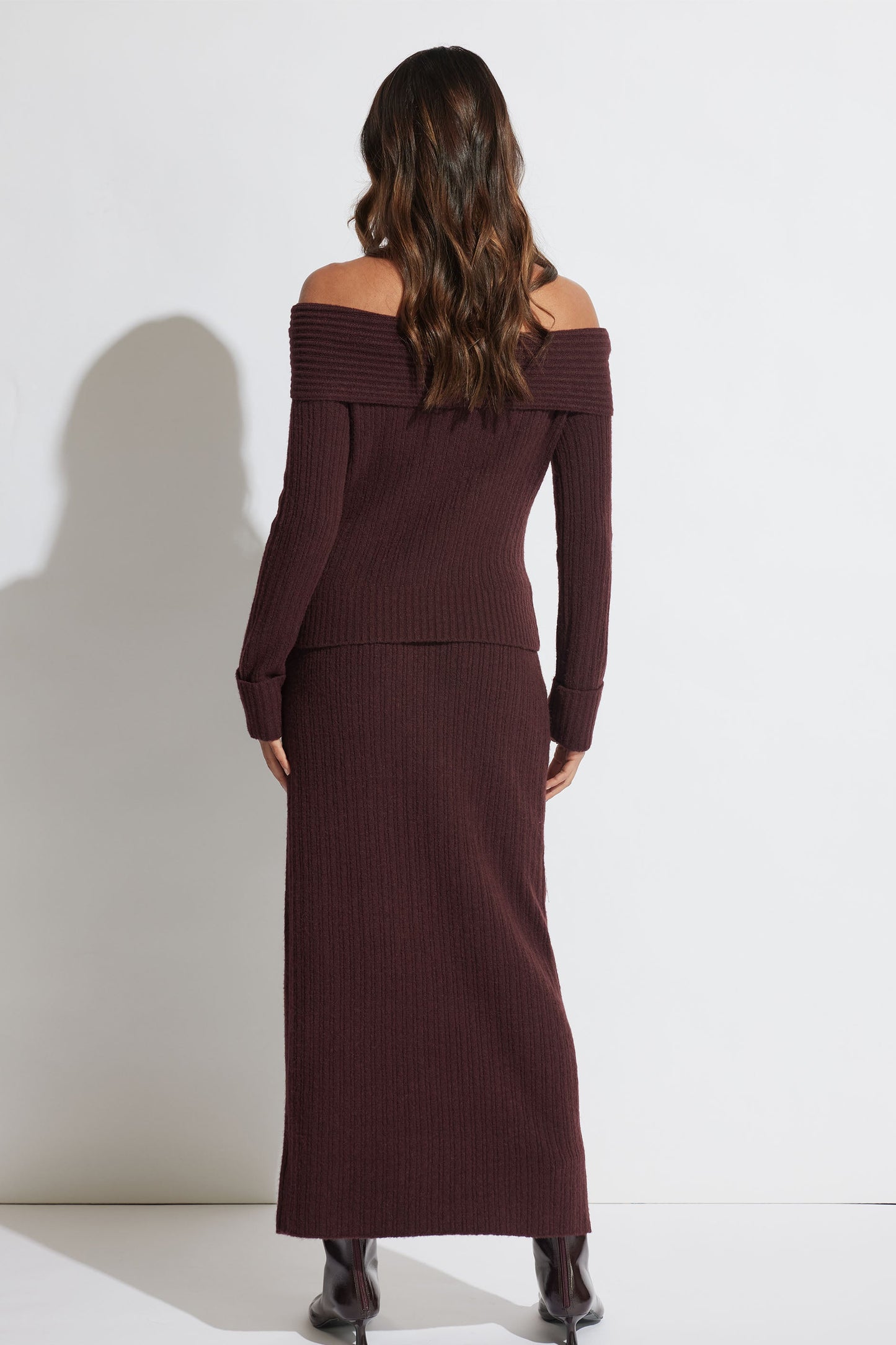 Mya Rib Knit Maxi Skirt