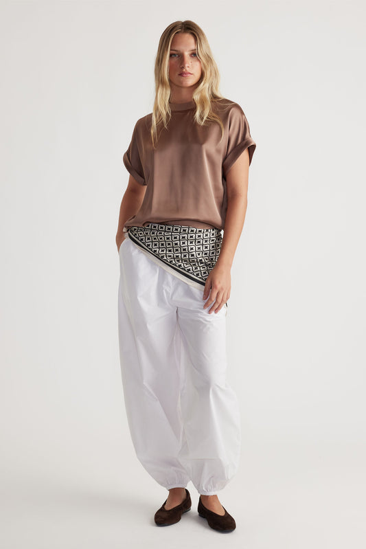 AnnMaree Satin Tee