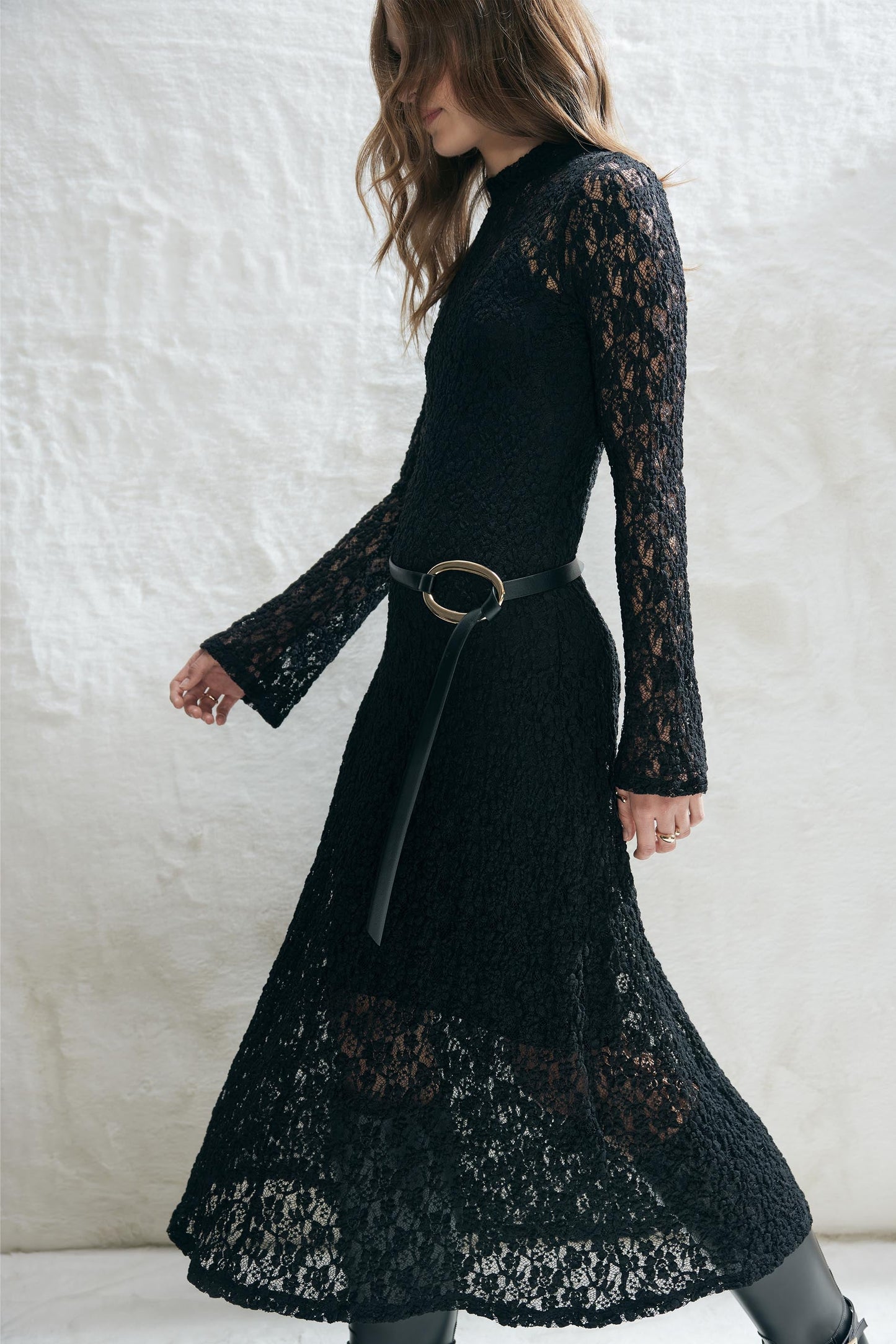 Rachel Lace Midi Dress
