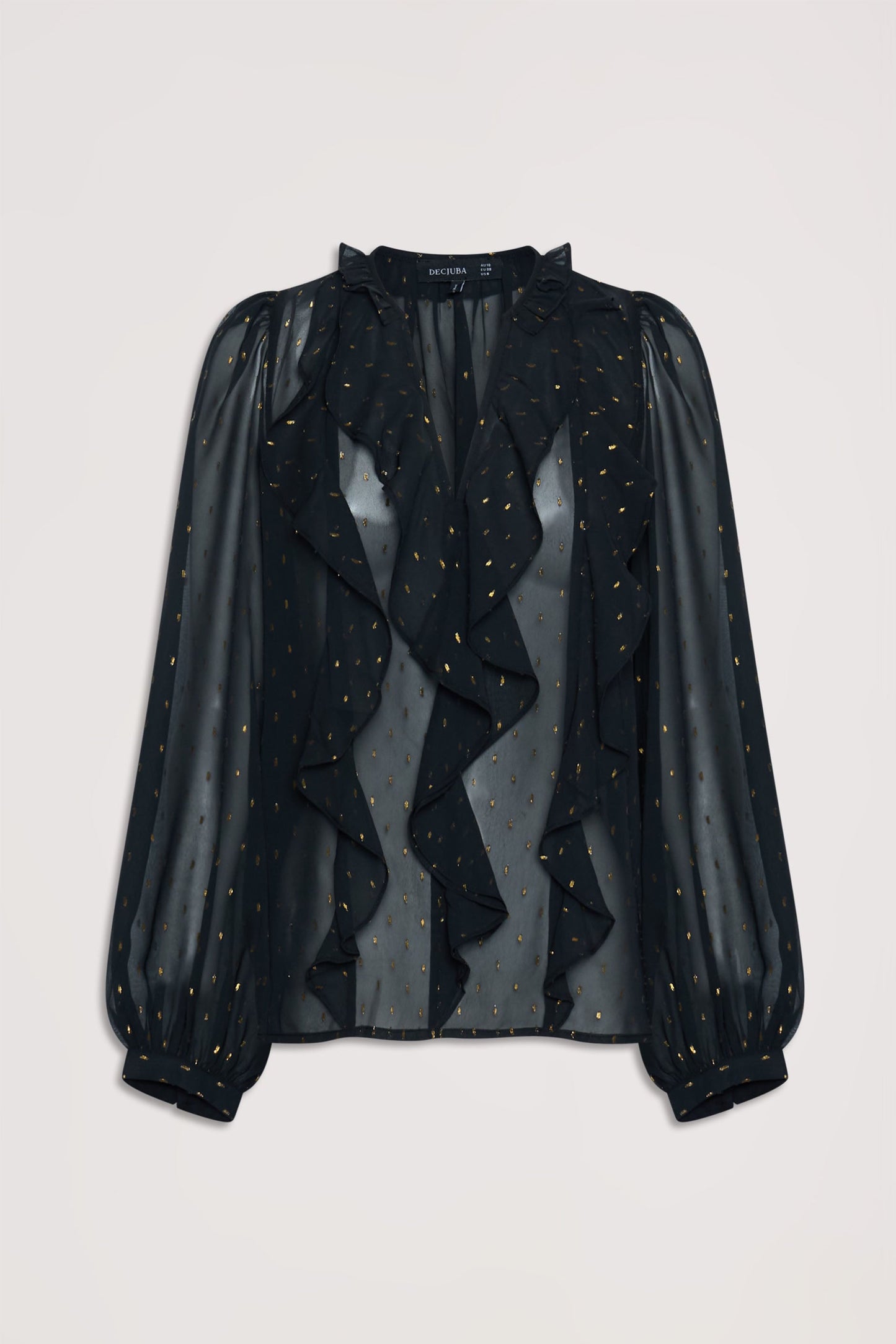 Larissa Dobby Ruffle Blouse