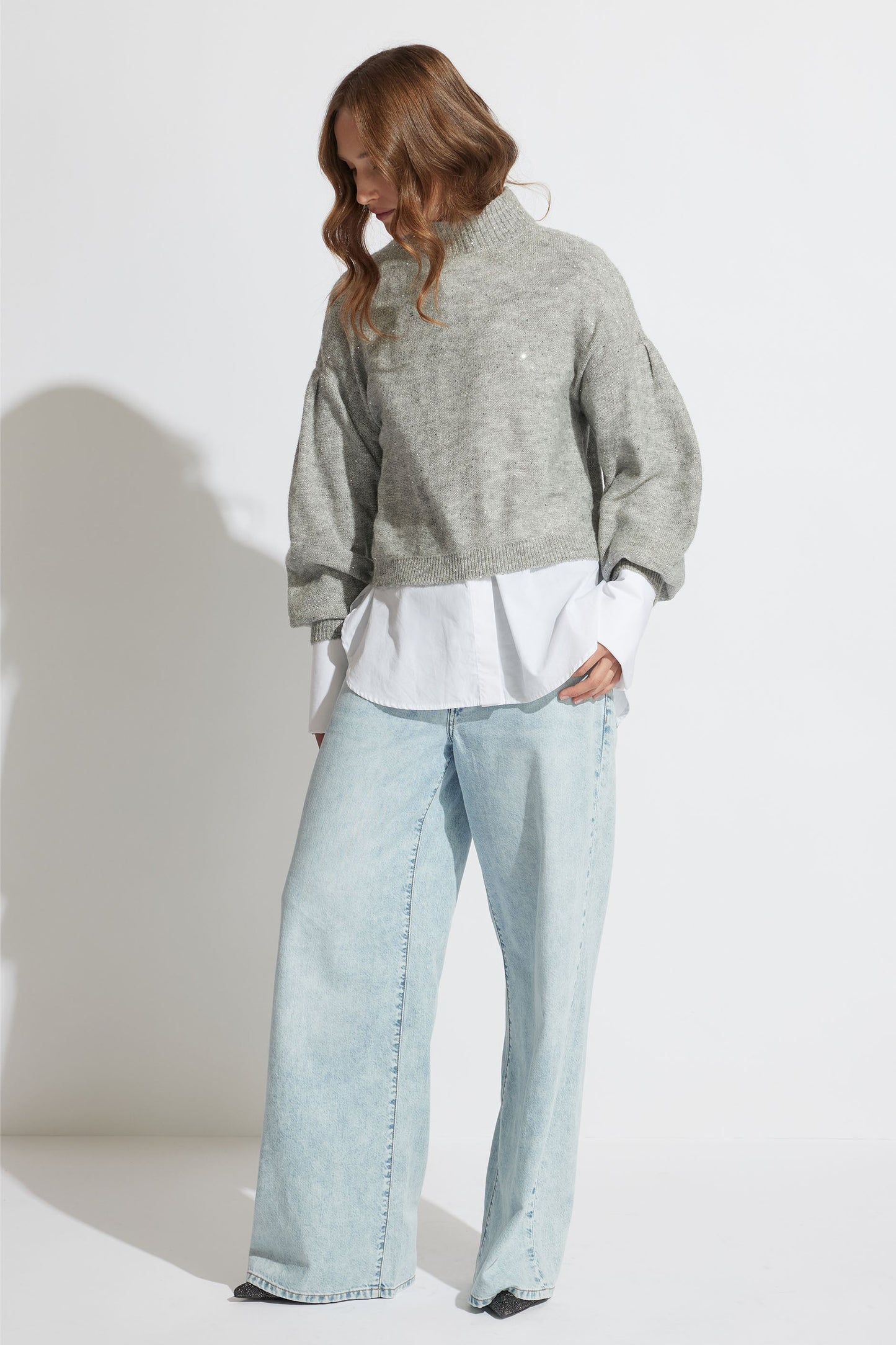 Layla Sequin Knit Jumper