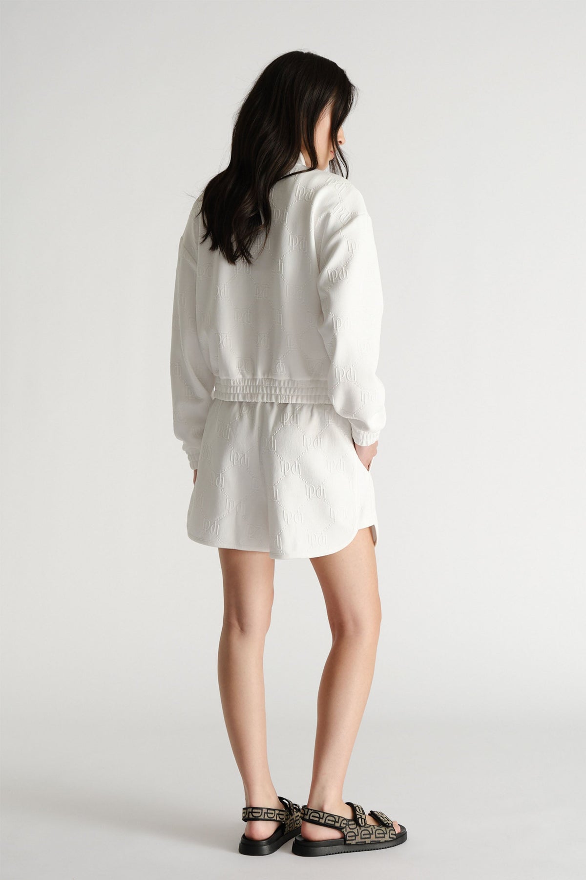 D-Luxe Embossed Sweat Short