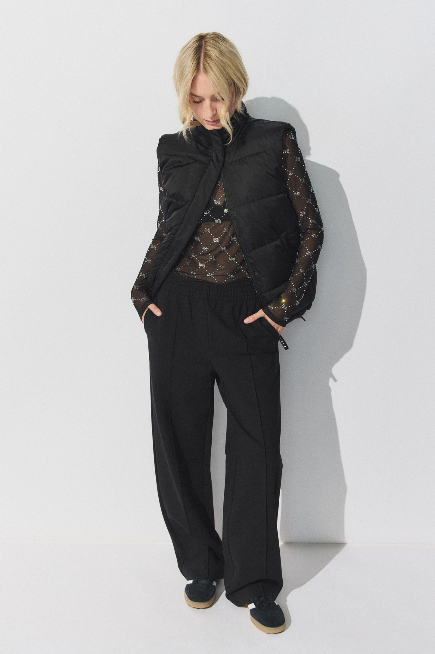 D-Luxe Monogram Rhinestone Top