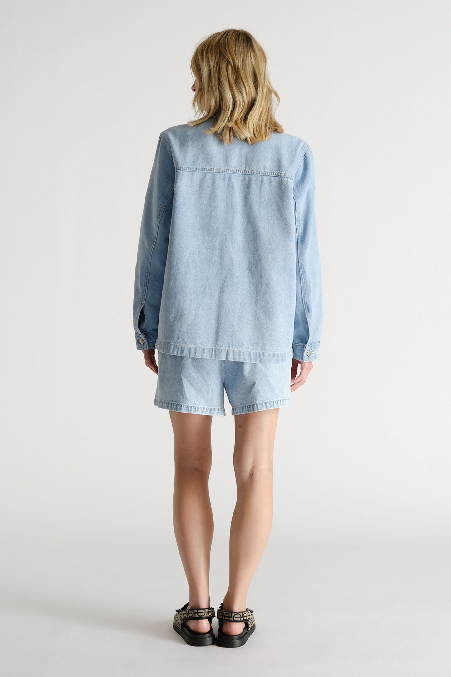 D-Luxe Denim Shacket