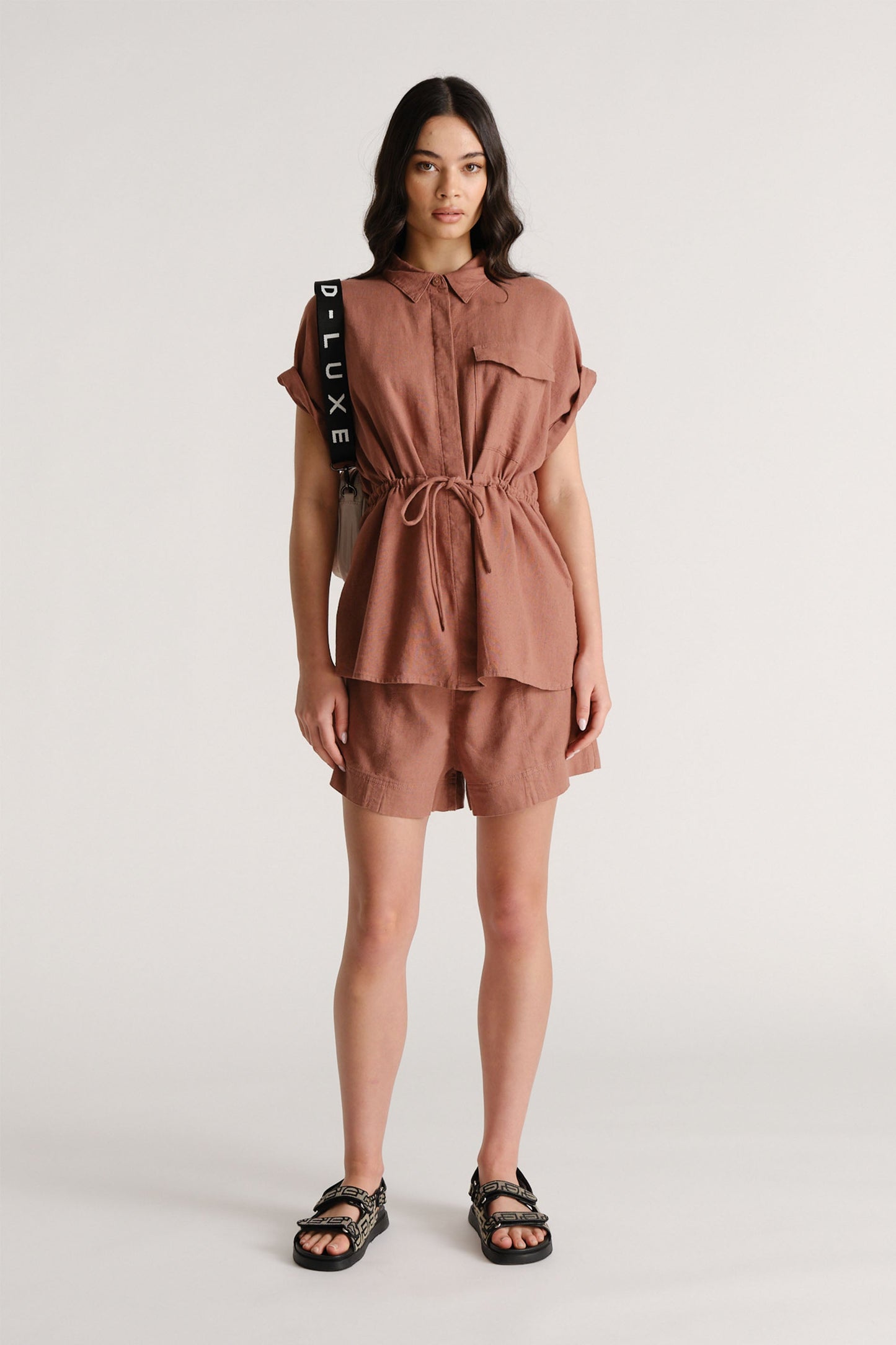 D-Luxe Linen Blend SS Shirt