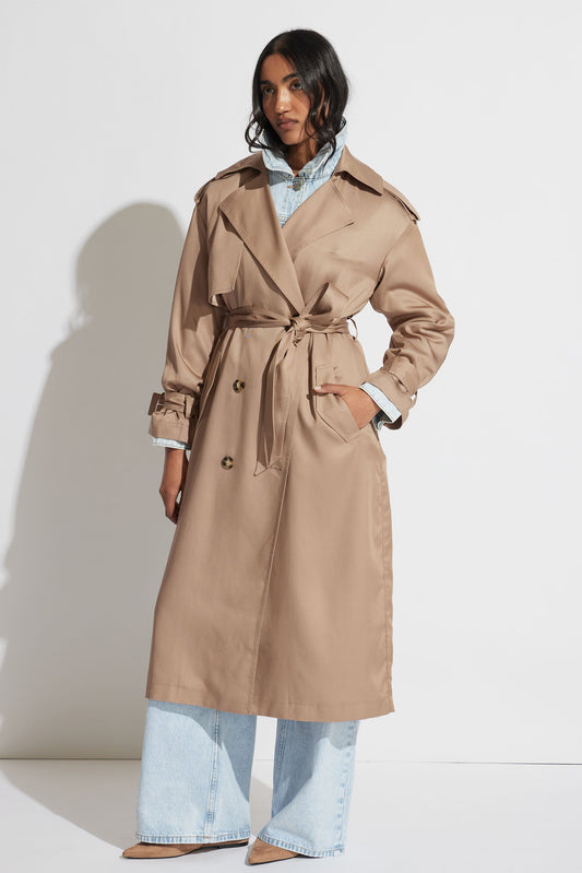 Andrea Soft Trench Coat